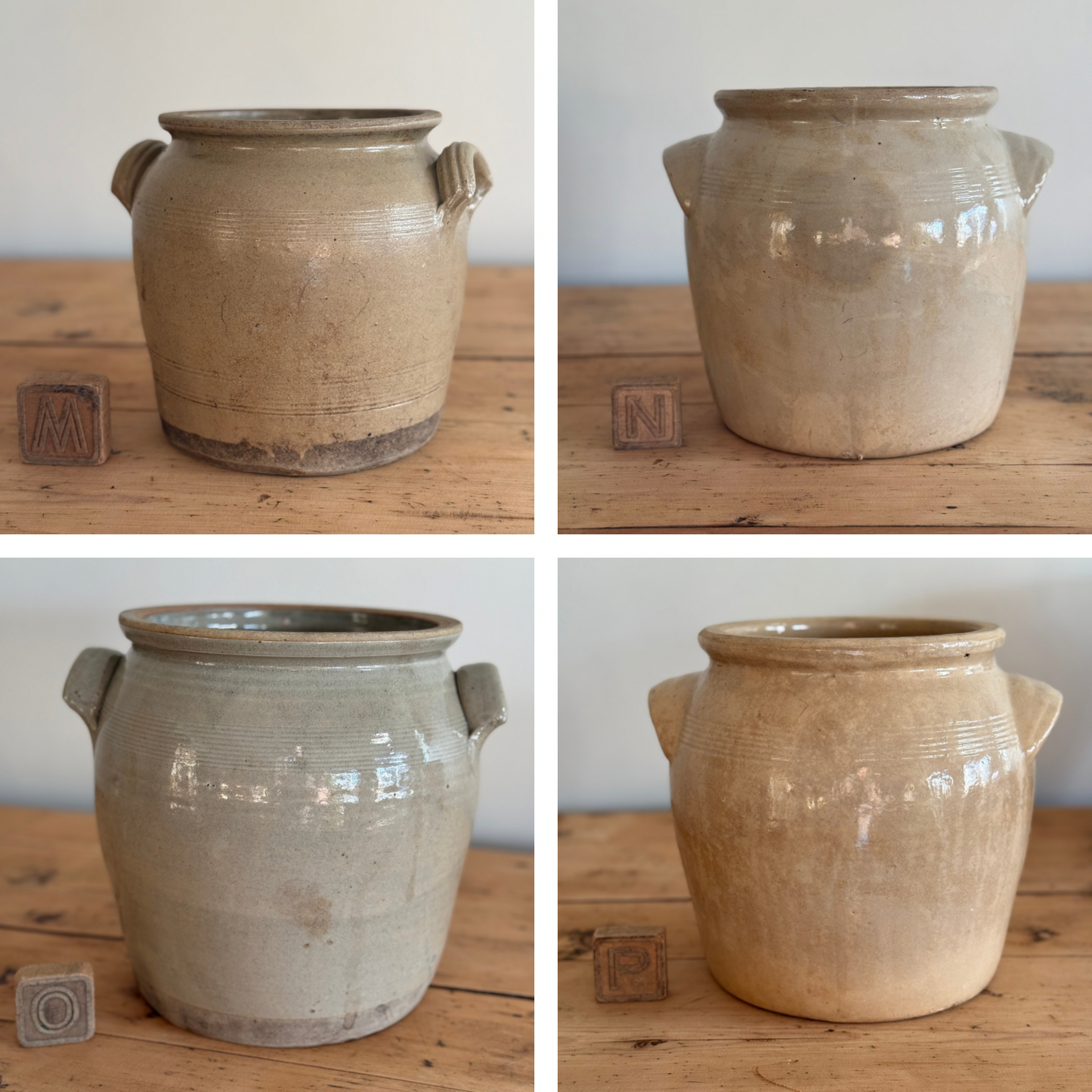 Vintage French Confit Pots