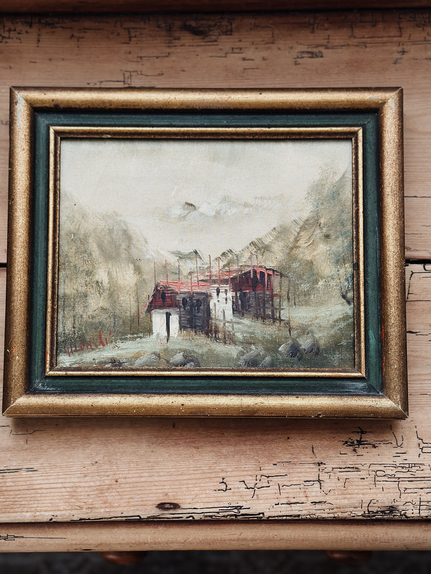 Original Vintage Oil Painting, by Monili