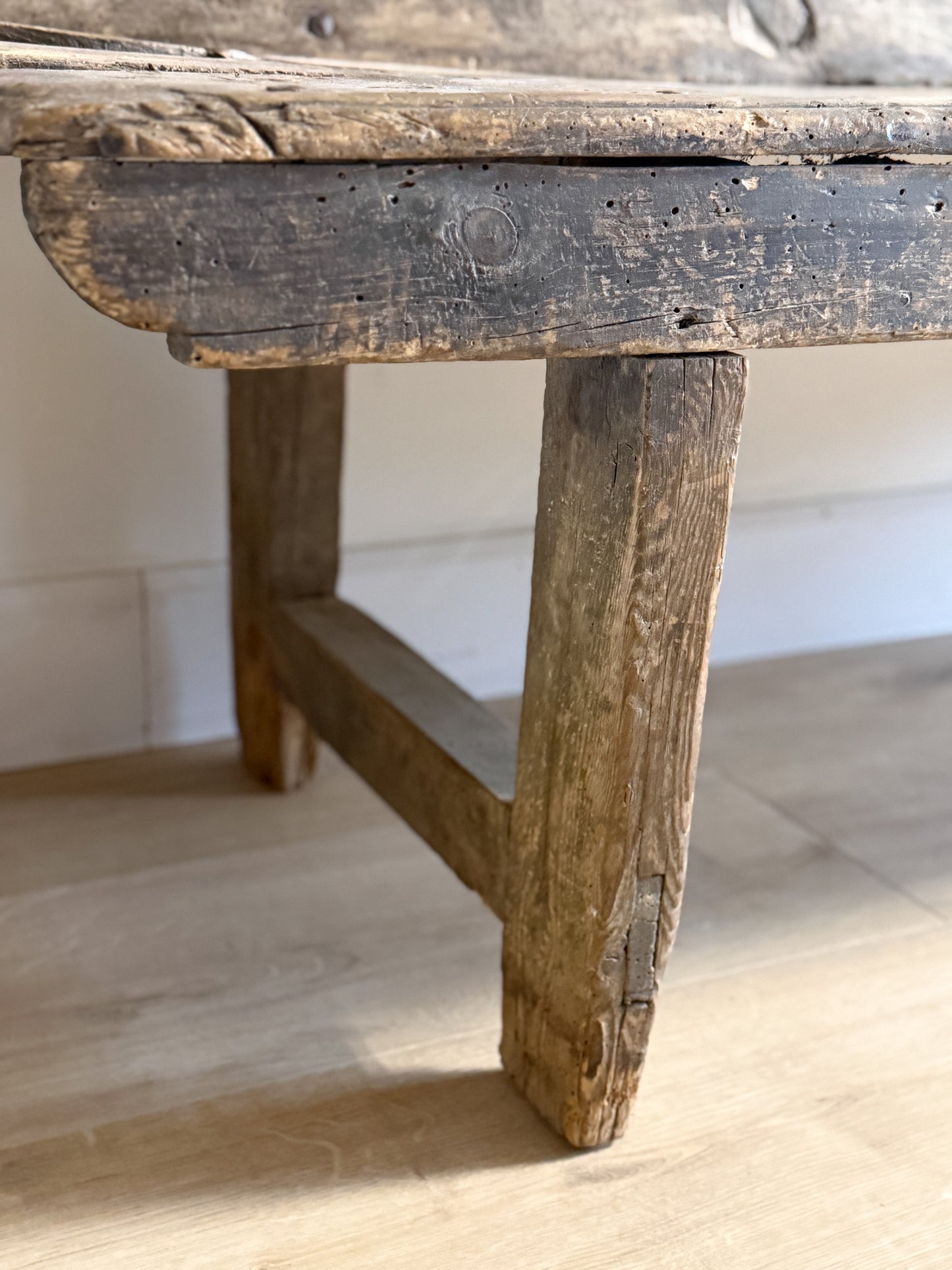 18th c. Spanish Catalan Bench