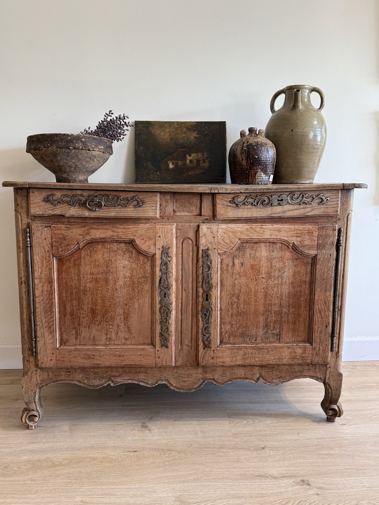 Large 19th Century French Walnut Sideboard