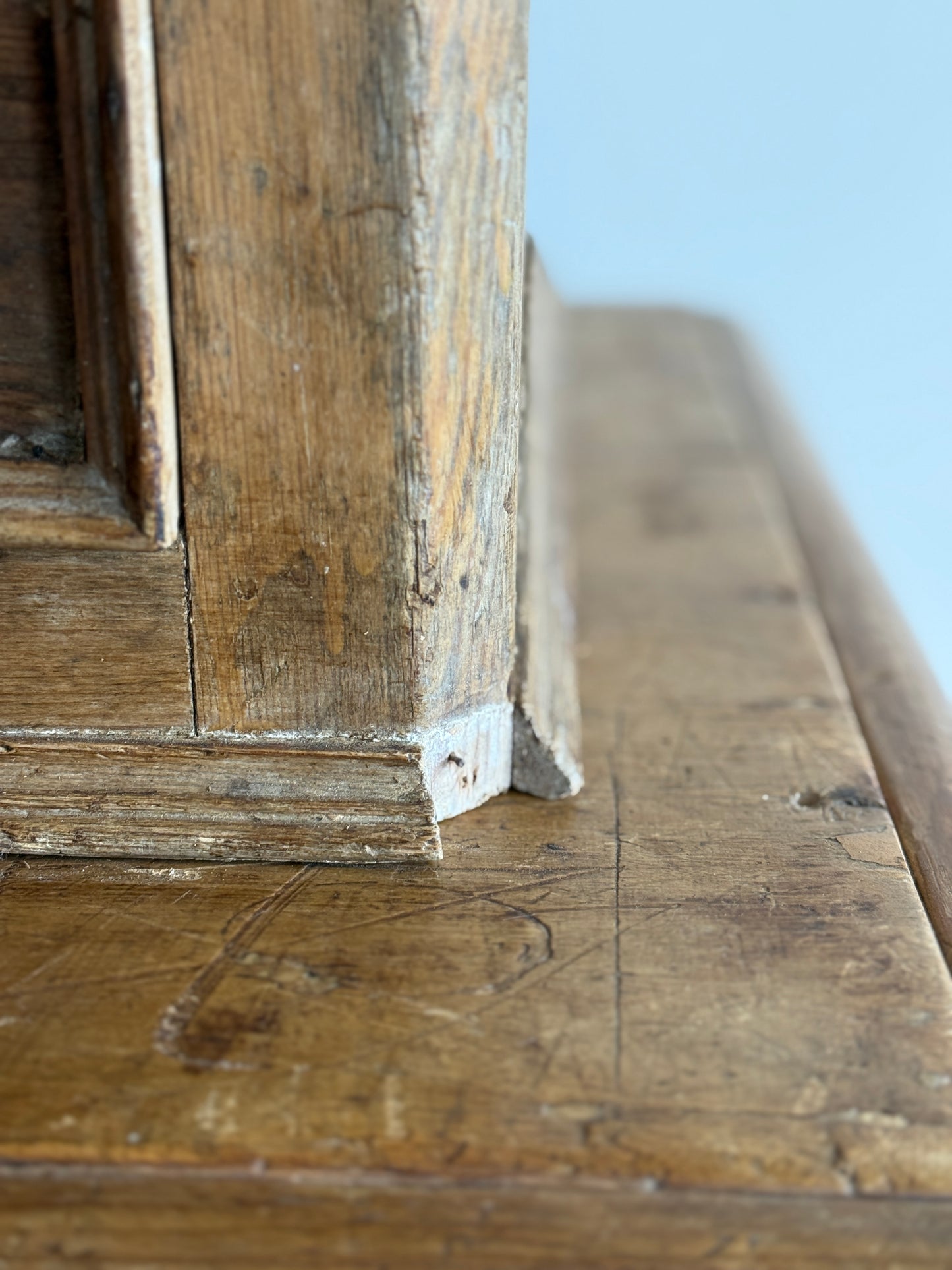 Antique English Pine Cupboard