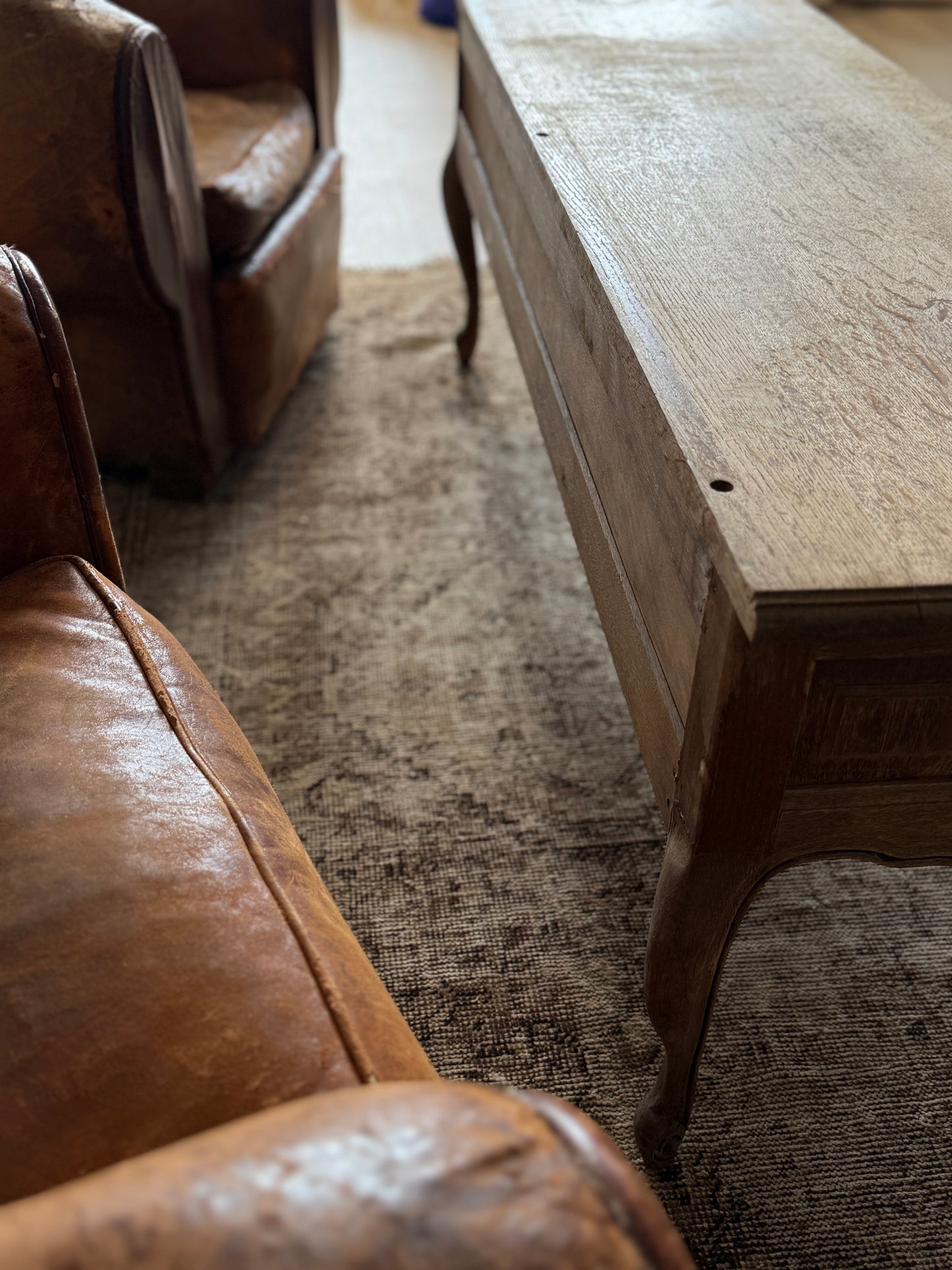 Antique French Hall Bench/Coffee Table