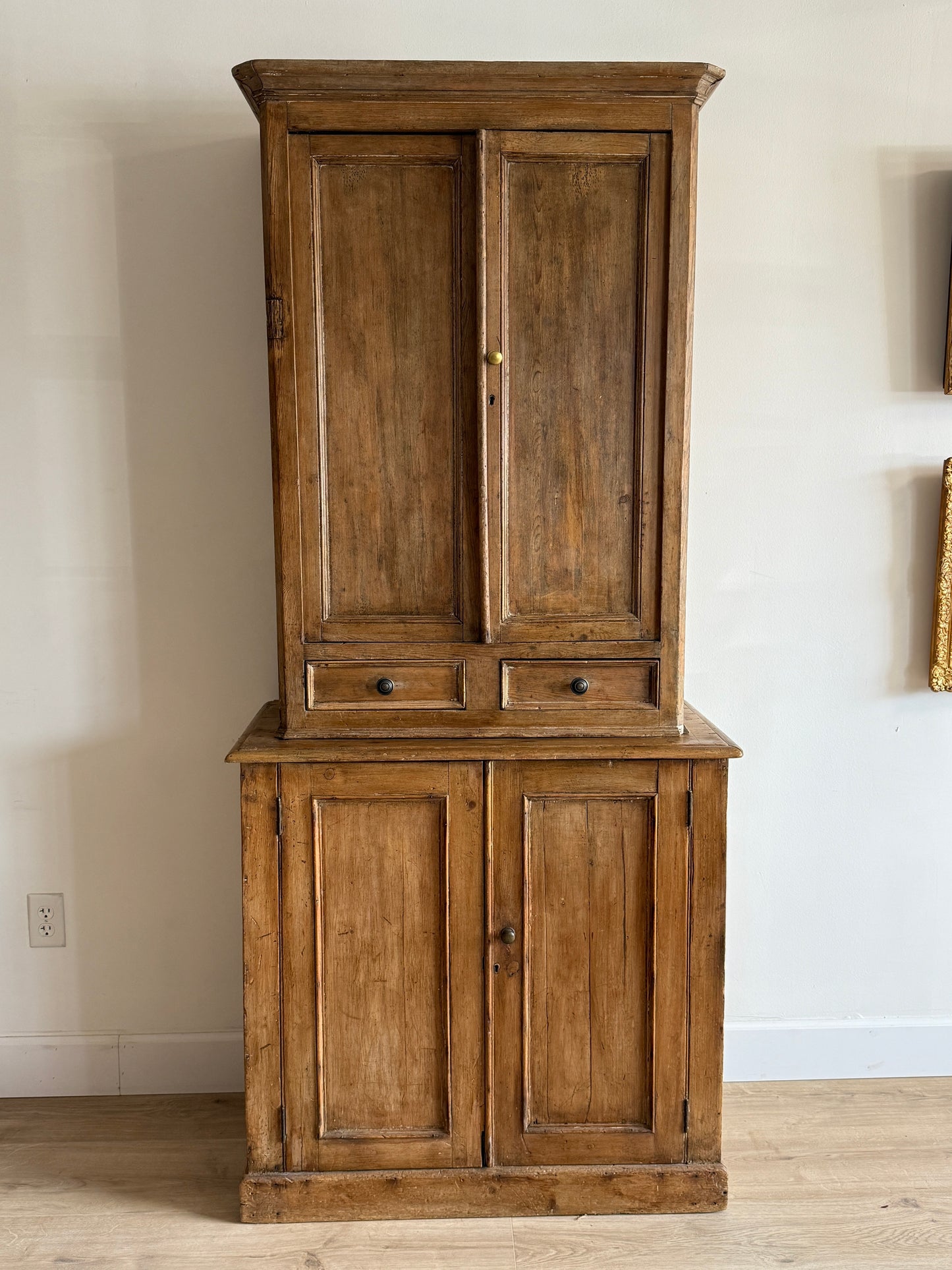 Antique English Pine Cupboard