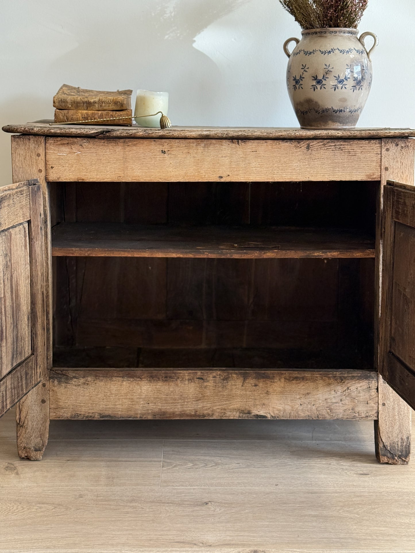 18th c. Bleached French Oak Sideboard