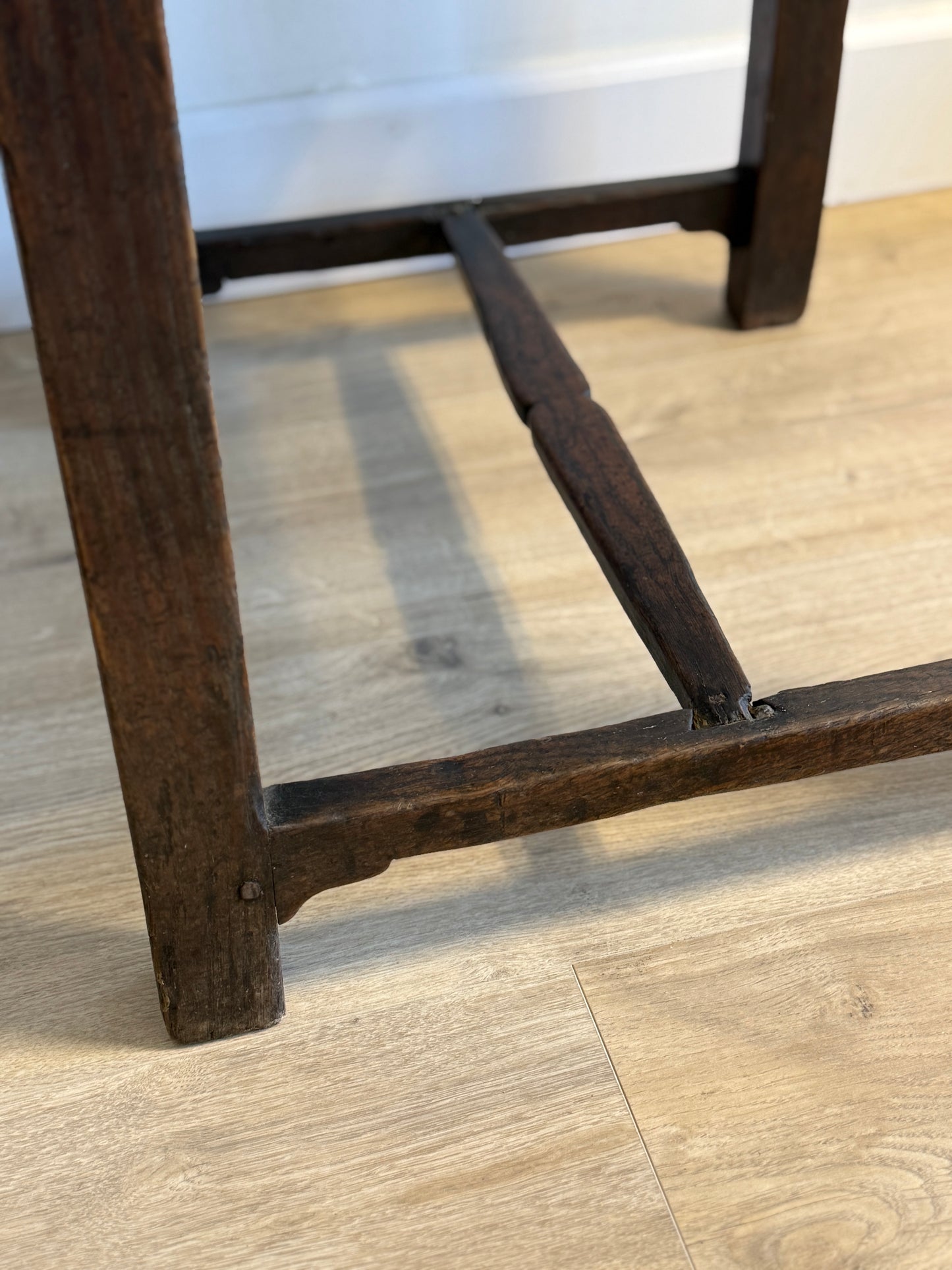 Late 17th/18th c. English Oak Side Table with Drawer