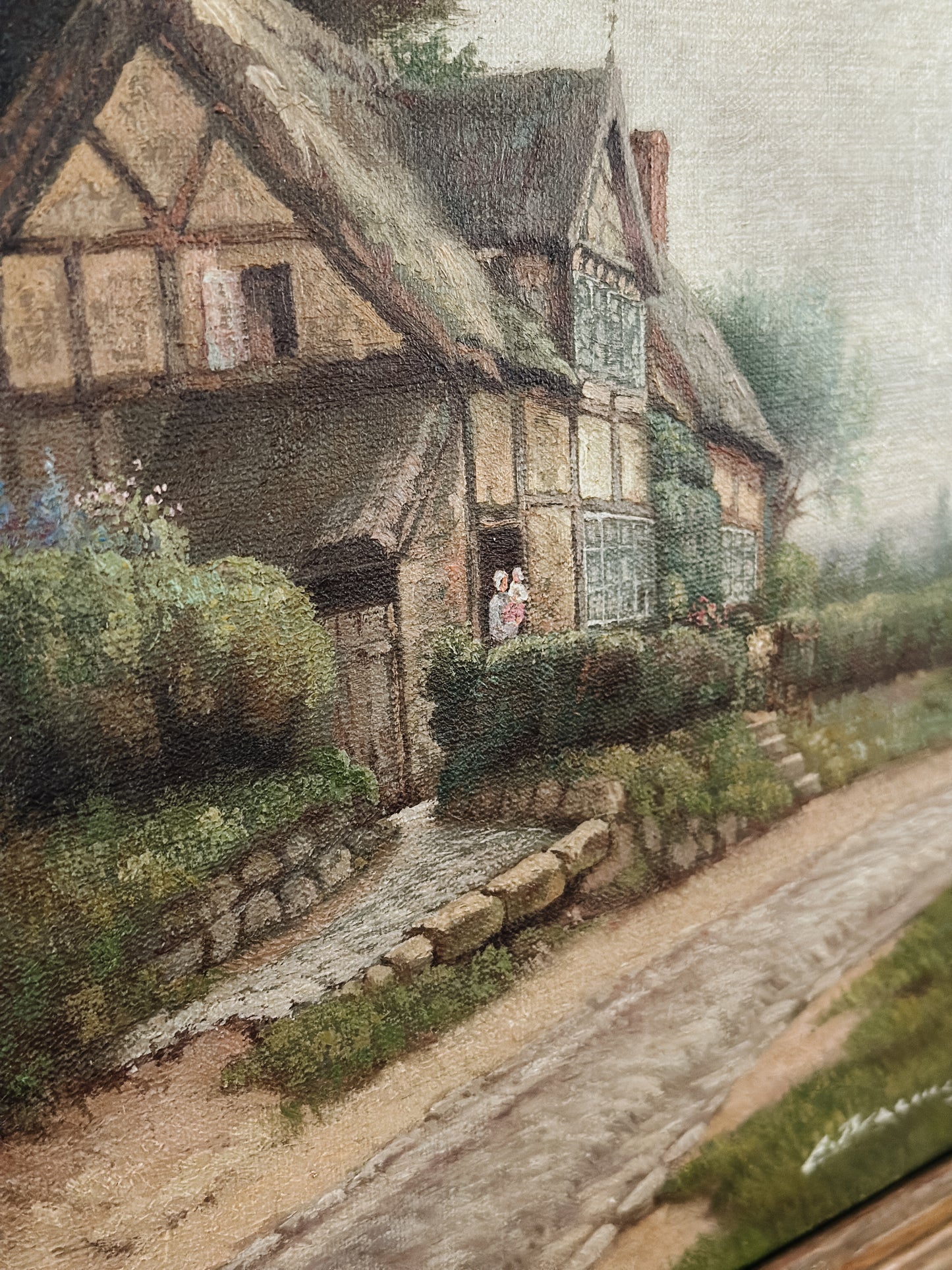 Antique Original Dutch Oil Painting