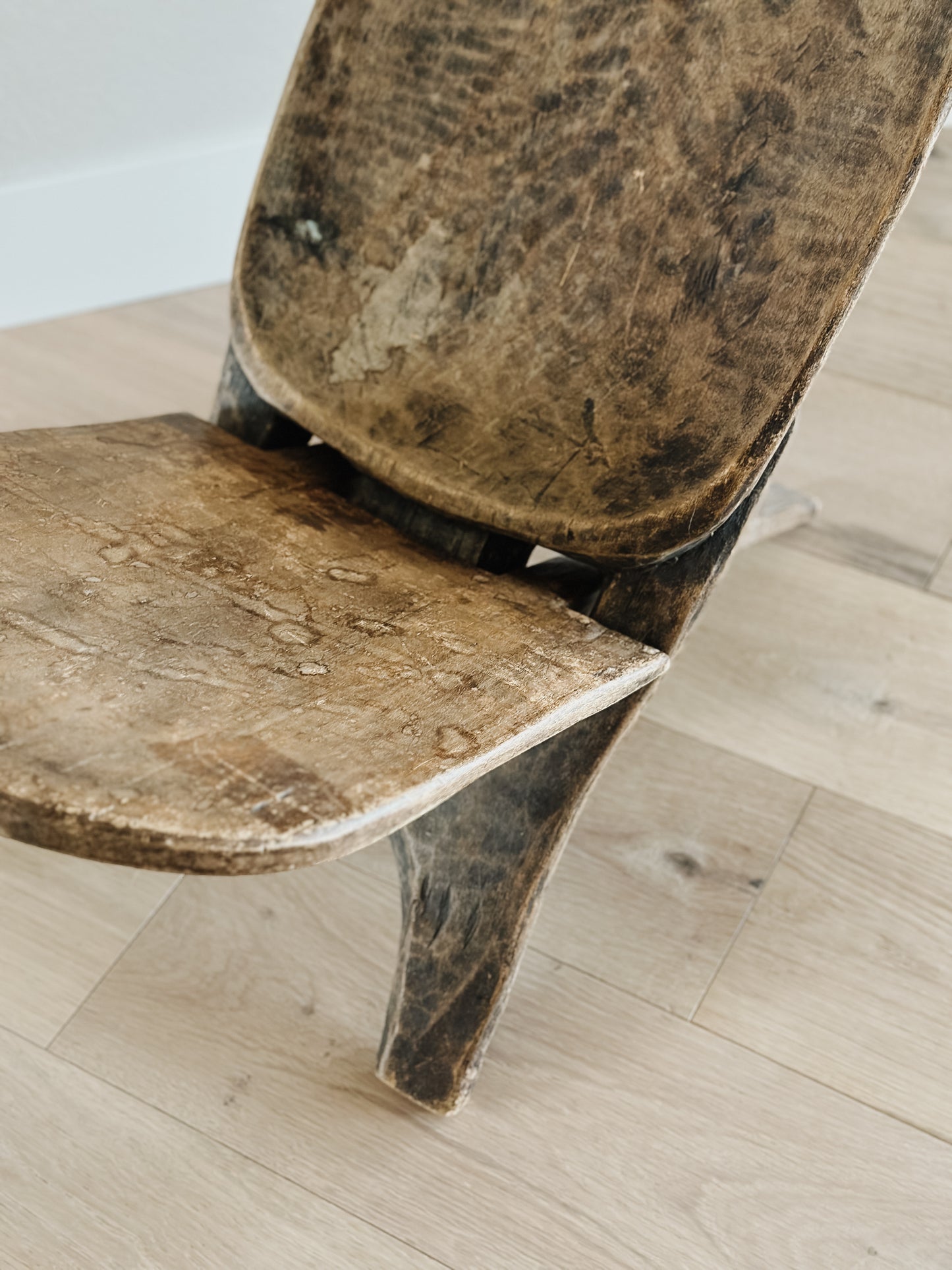 Antique Hand Carved Senufo Stargazer Chair
