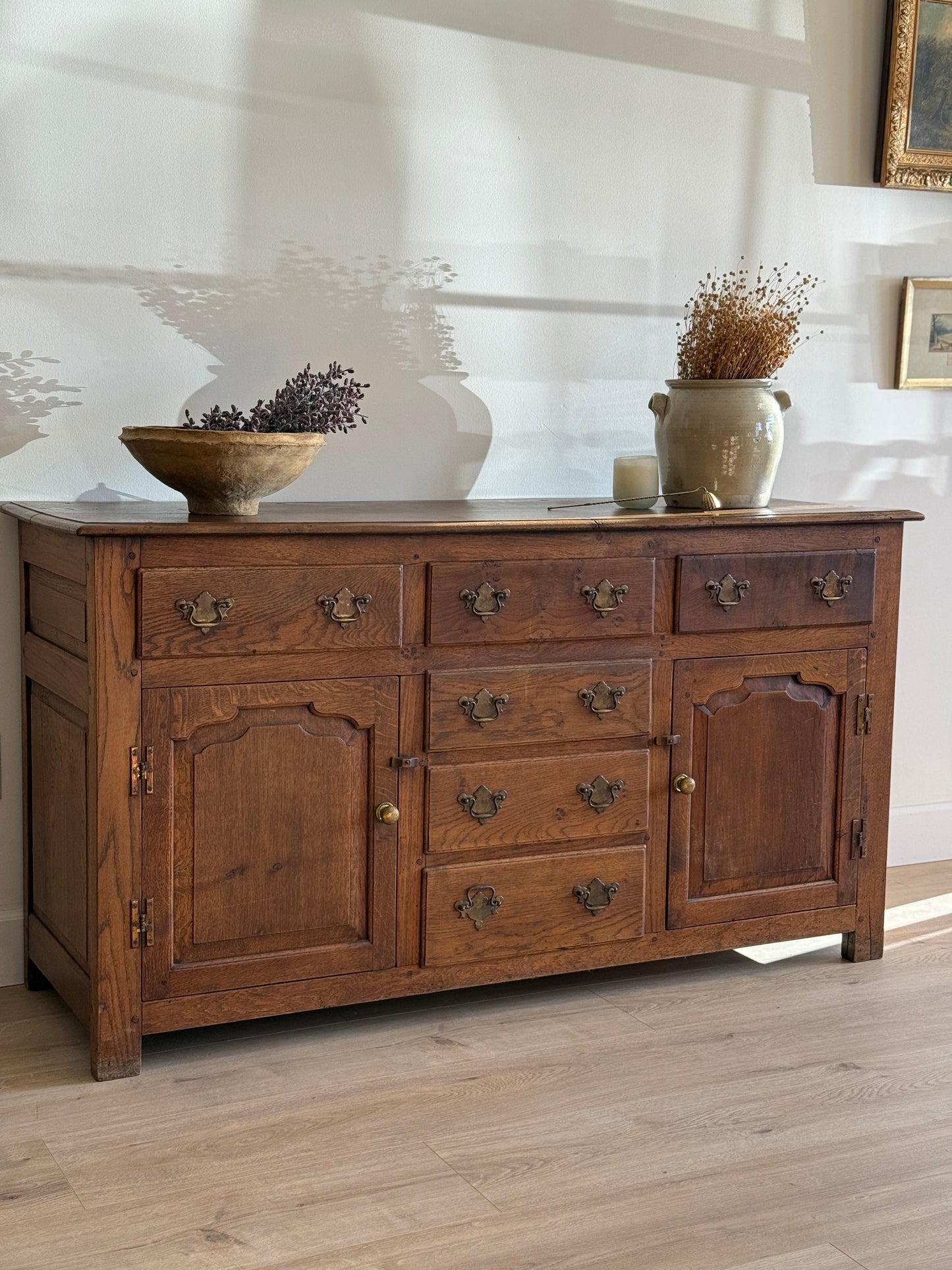Antique English Oak Sideboard