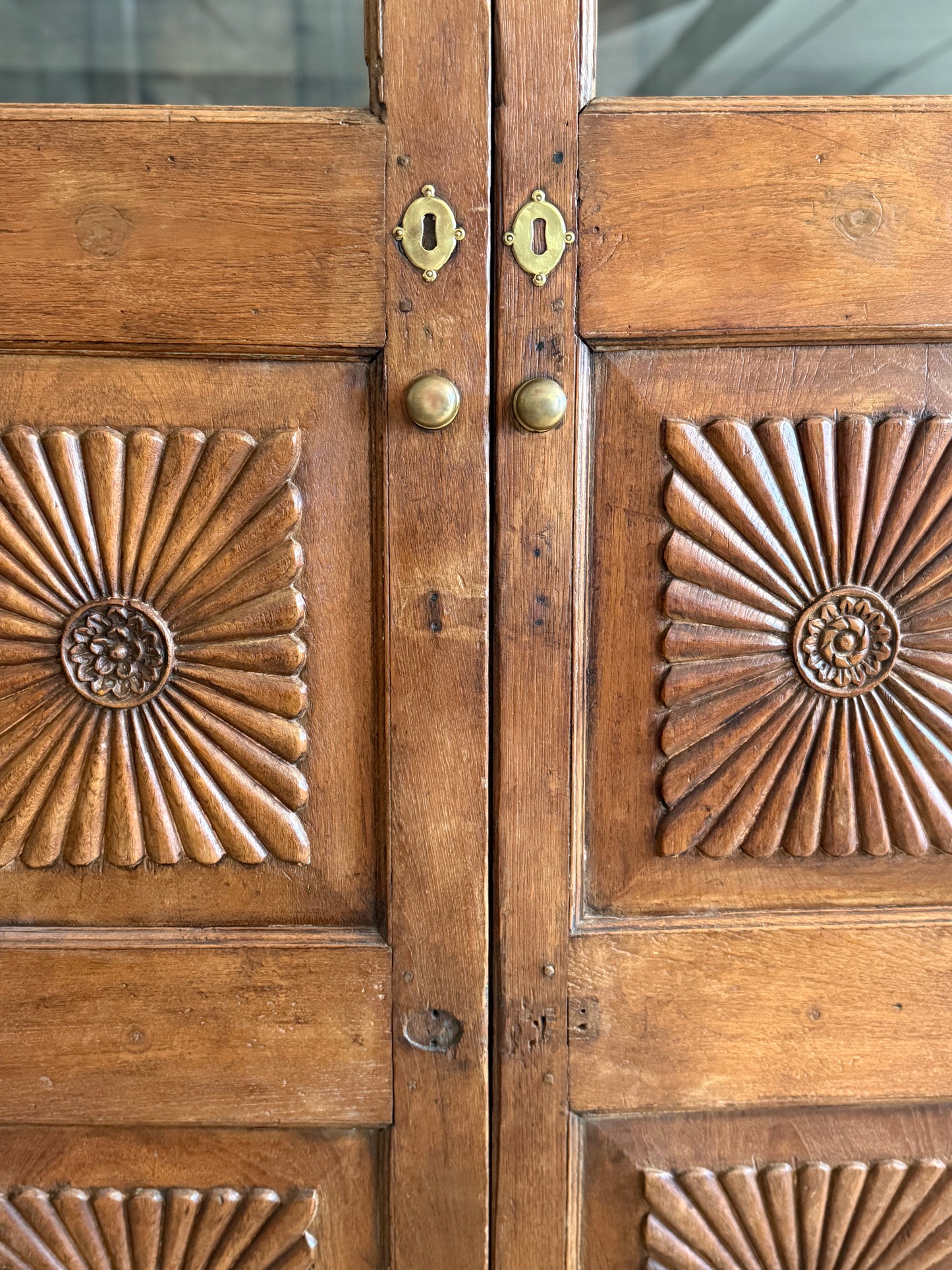 19th Century English Teak Cupboard/Hutch