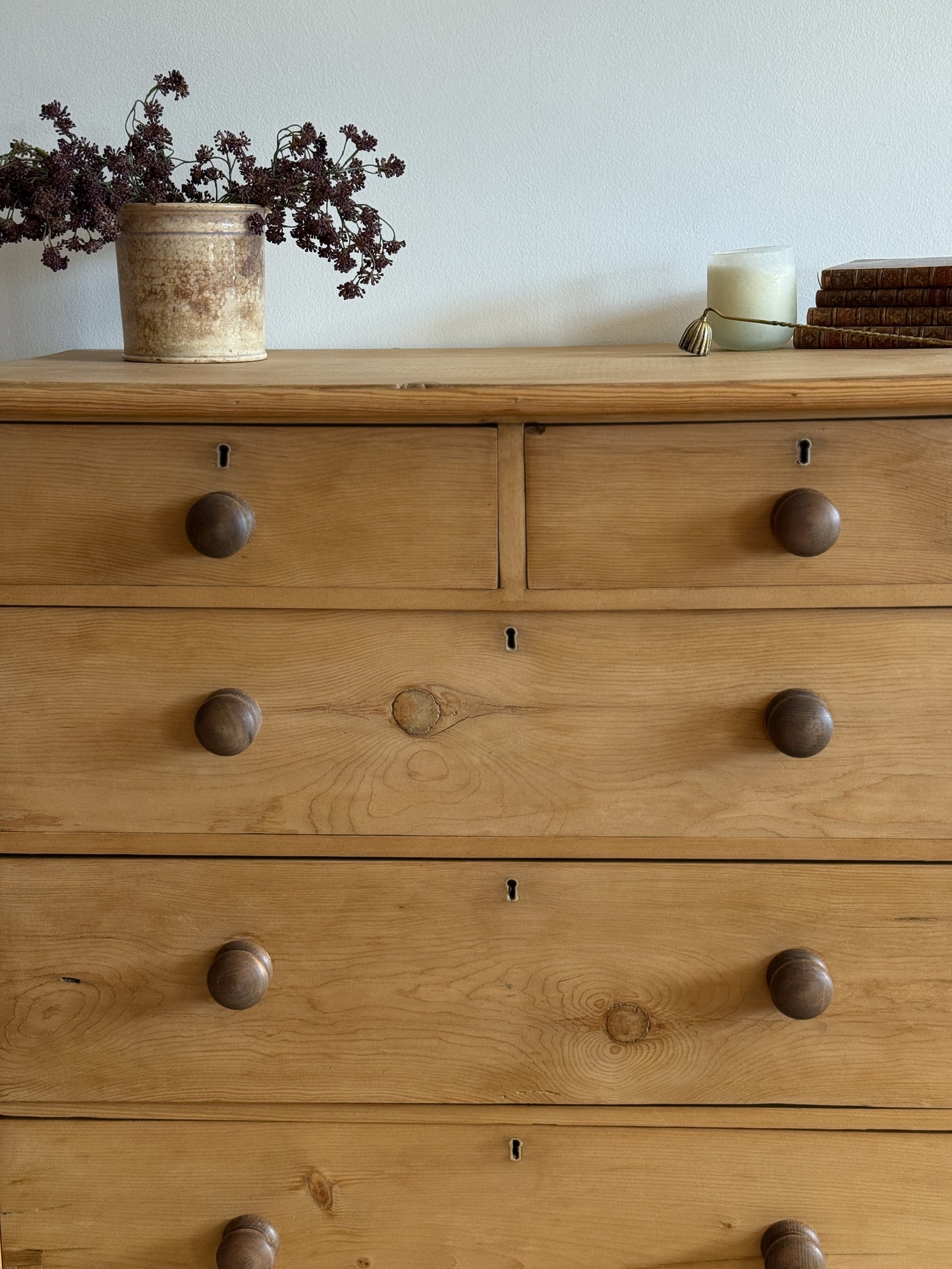 Antique English Pine Dresser/Chest of Drawers