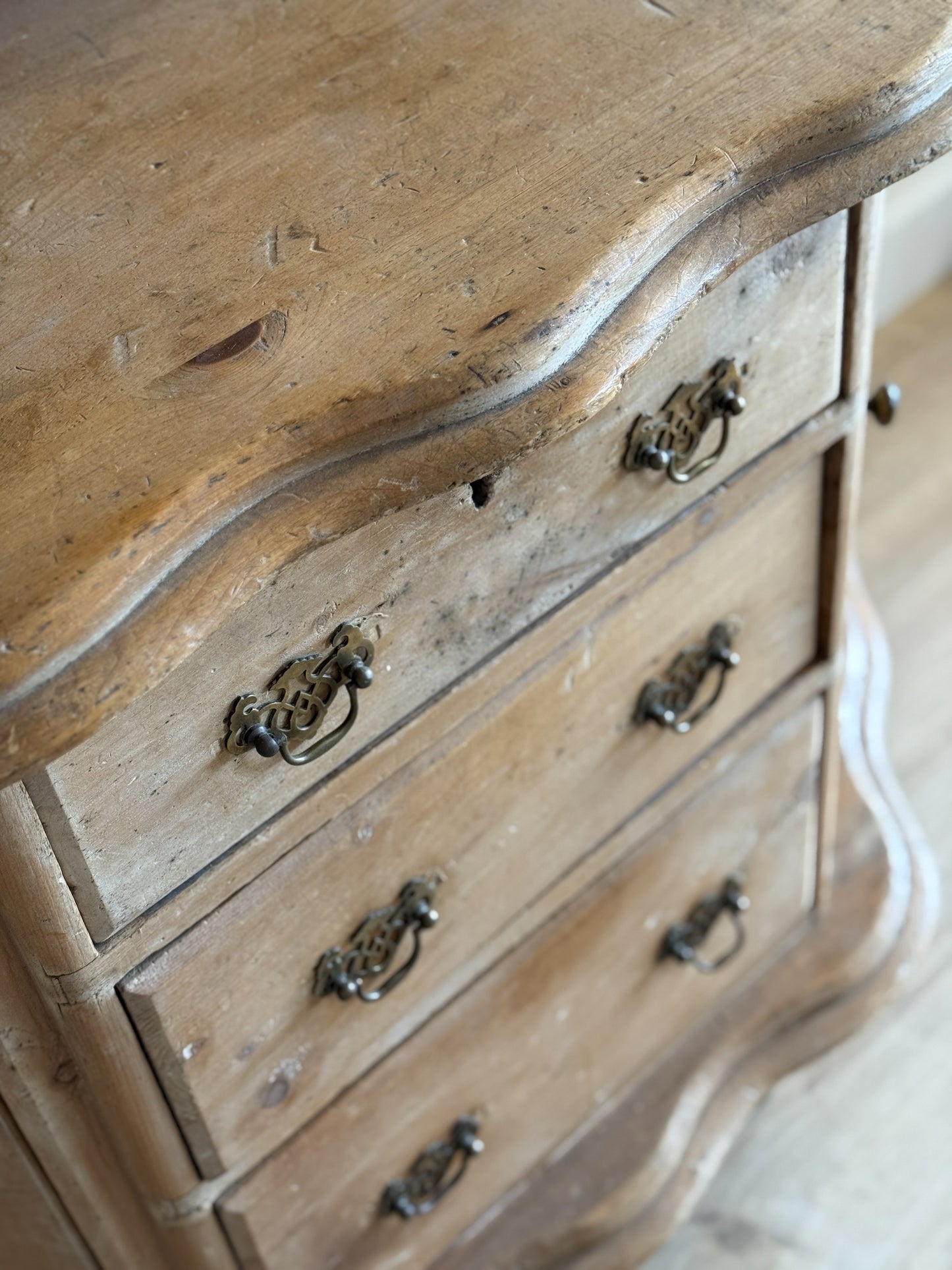 Antique English Pine Dressing Table/Sideboard