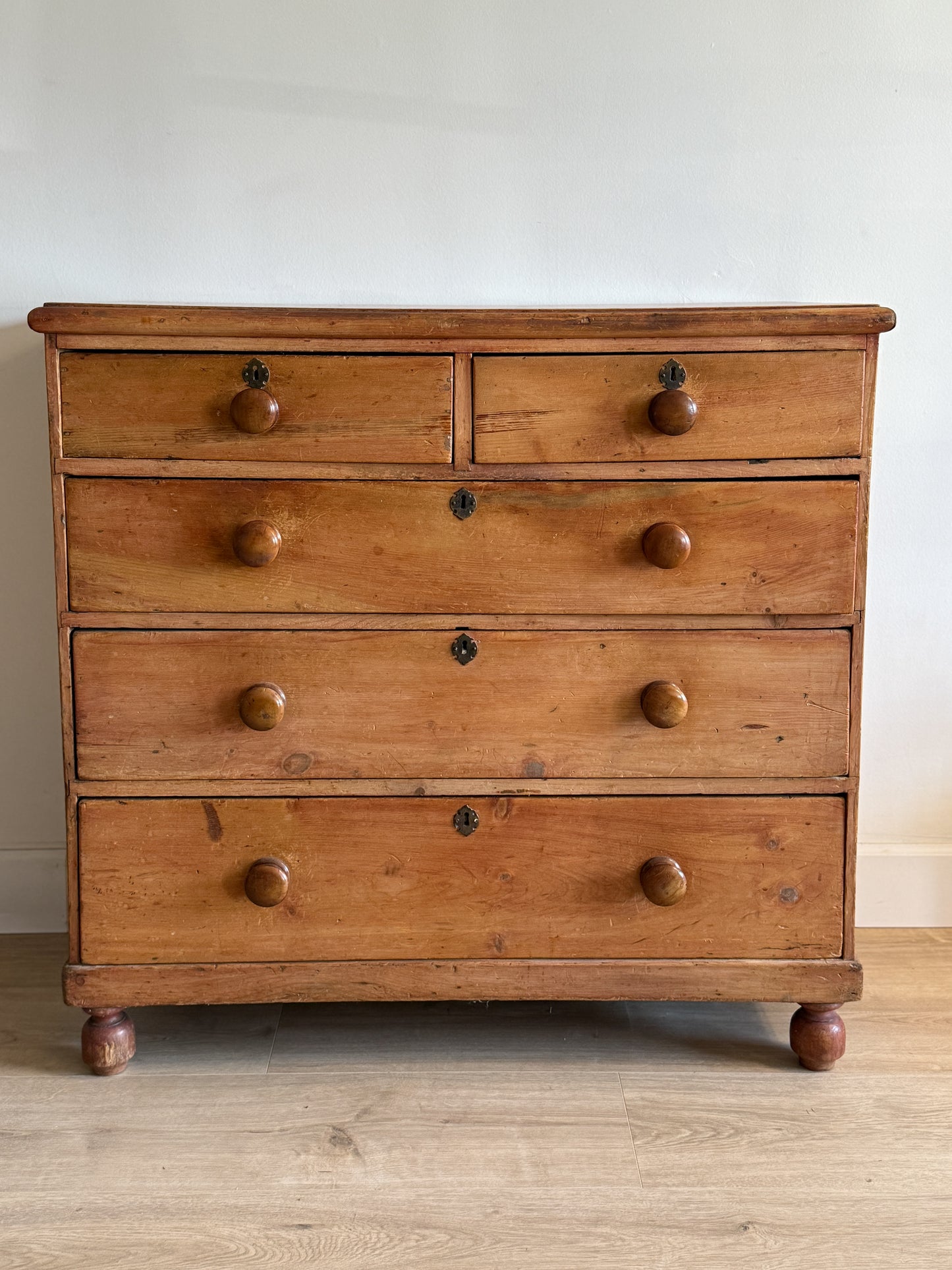 Antique English Pine Dresser/Chest of Drawers