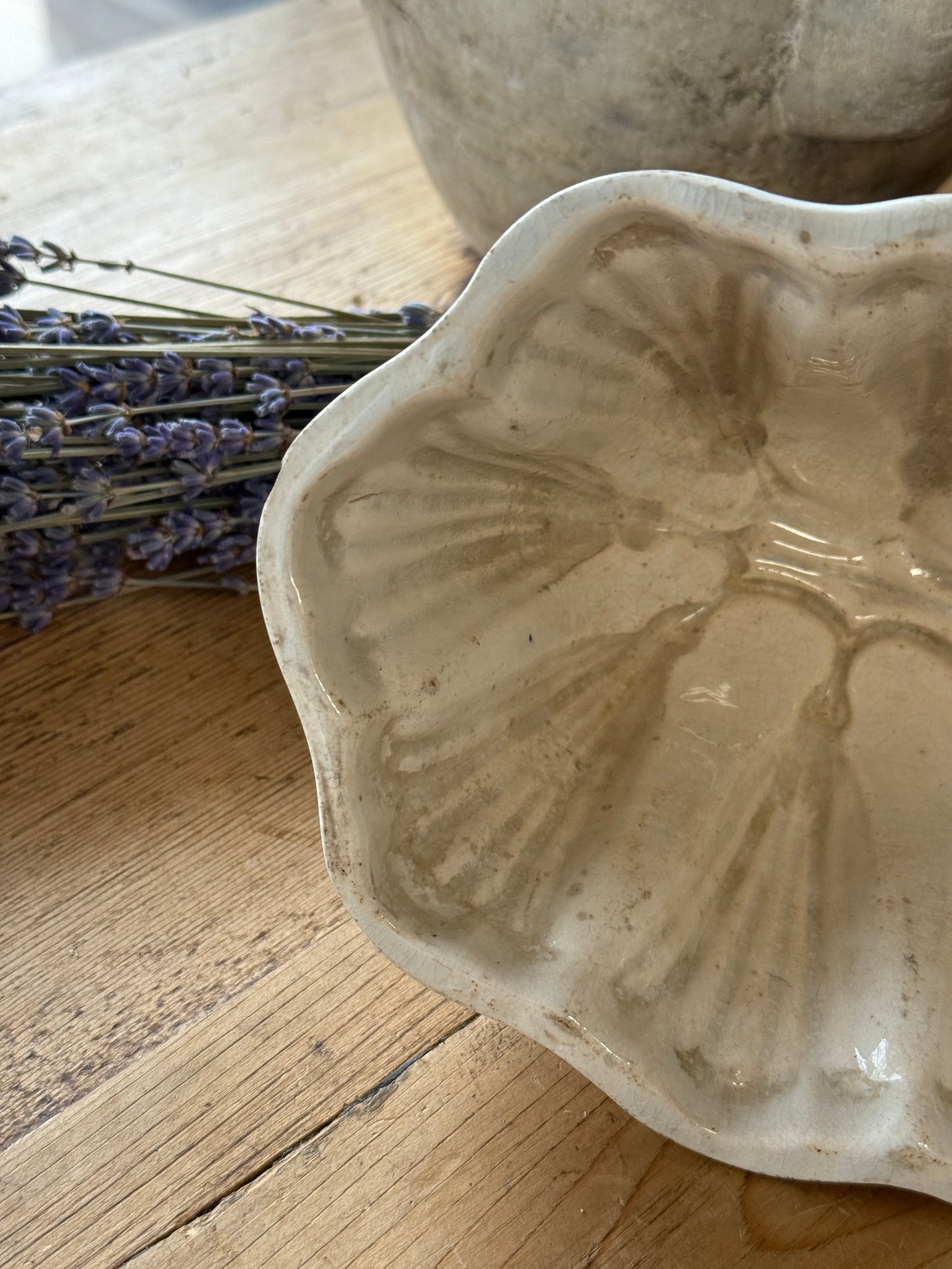 Antique English Ironstone Cake/Jelly Mold