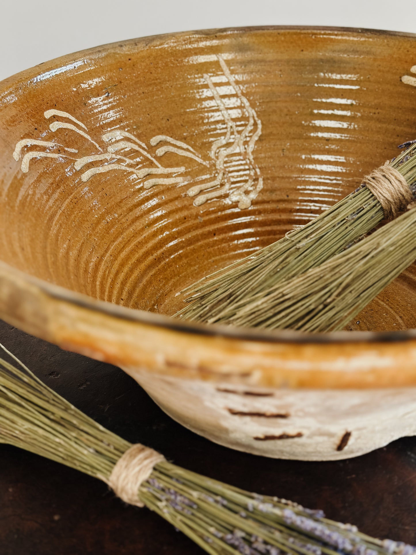 Antique Spanish Terracotta Olive Bowl