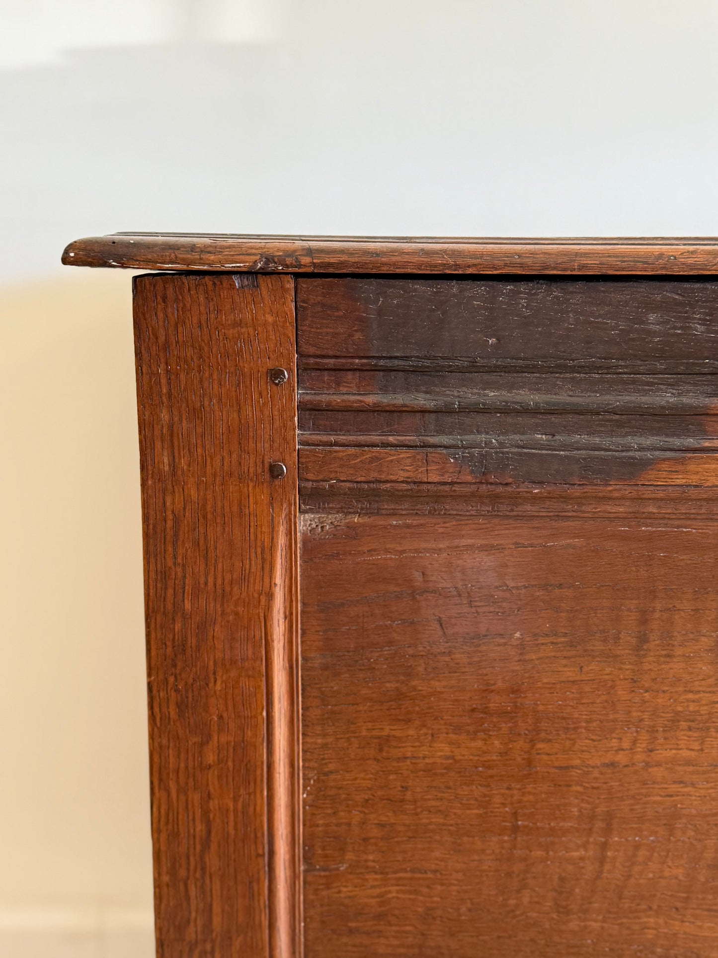 Antique English Oak Coffer/Trunk