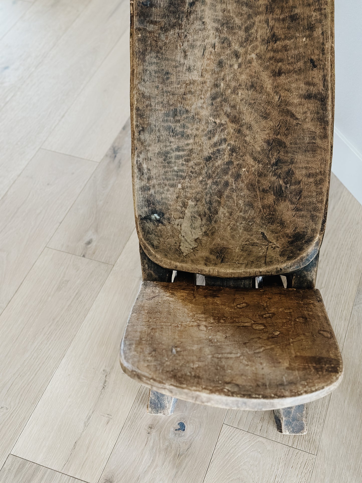 Antique Hand Carved Senufo Stargazer Chair