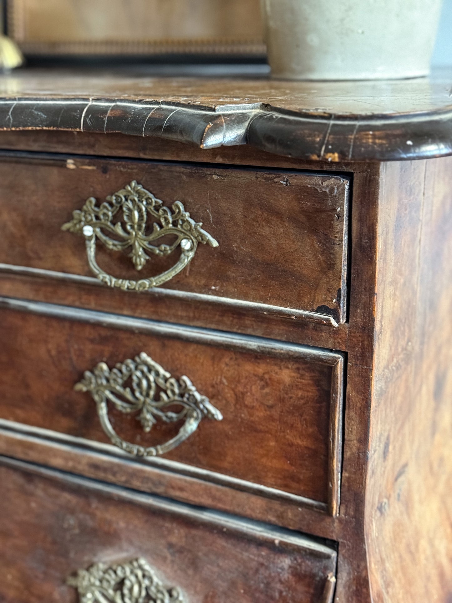 18th Century Dutch Four Drawer Bombay Chest/Commode