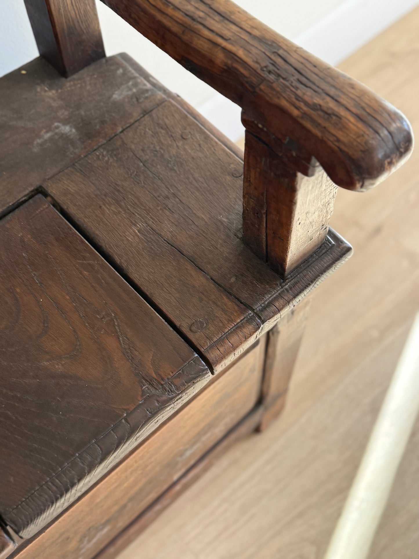 Early 18th Century Salt Box Chair