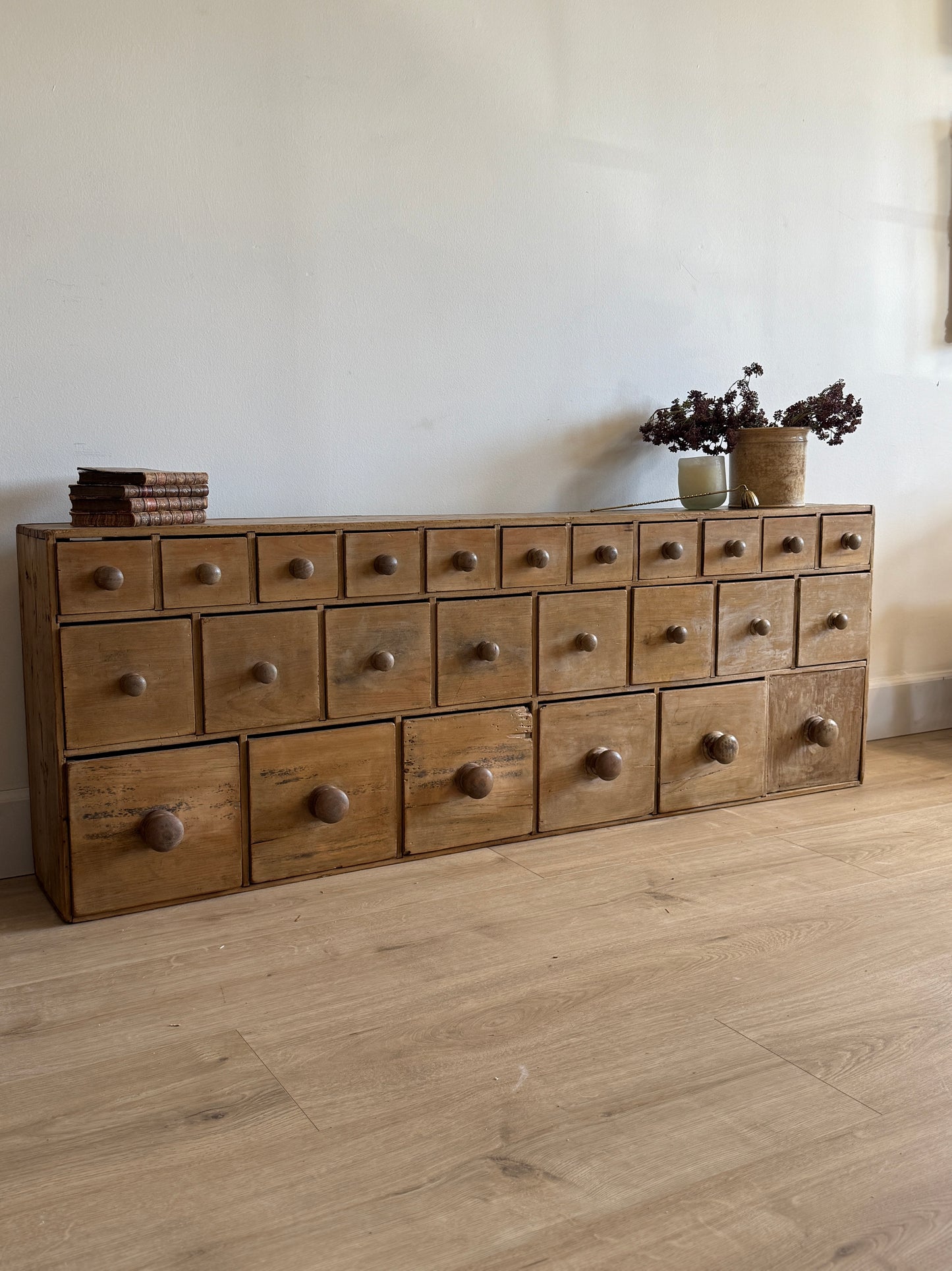 Antique English Apothecary Cabinet
