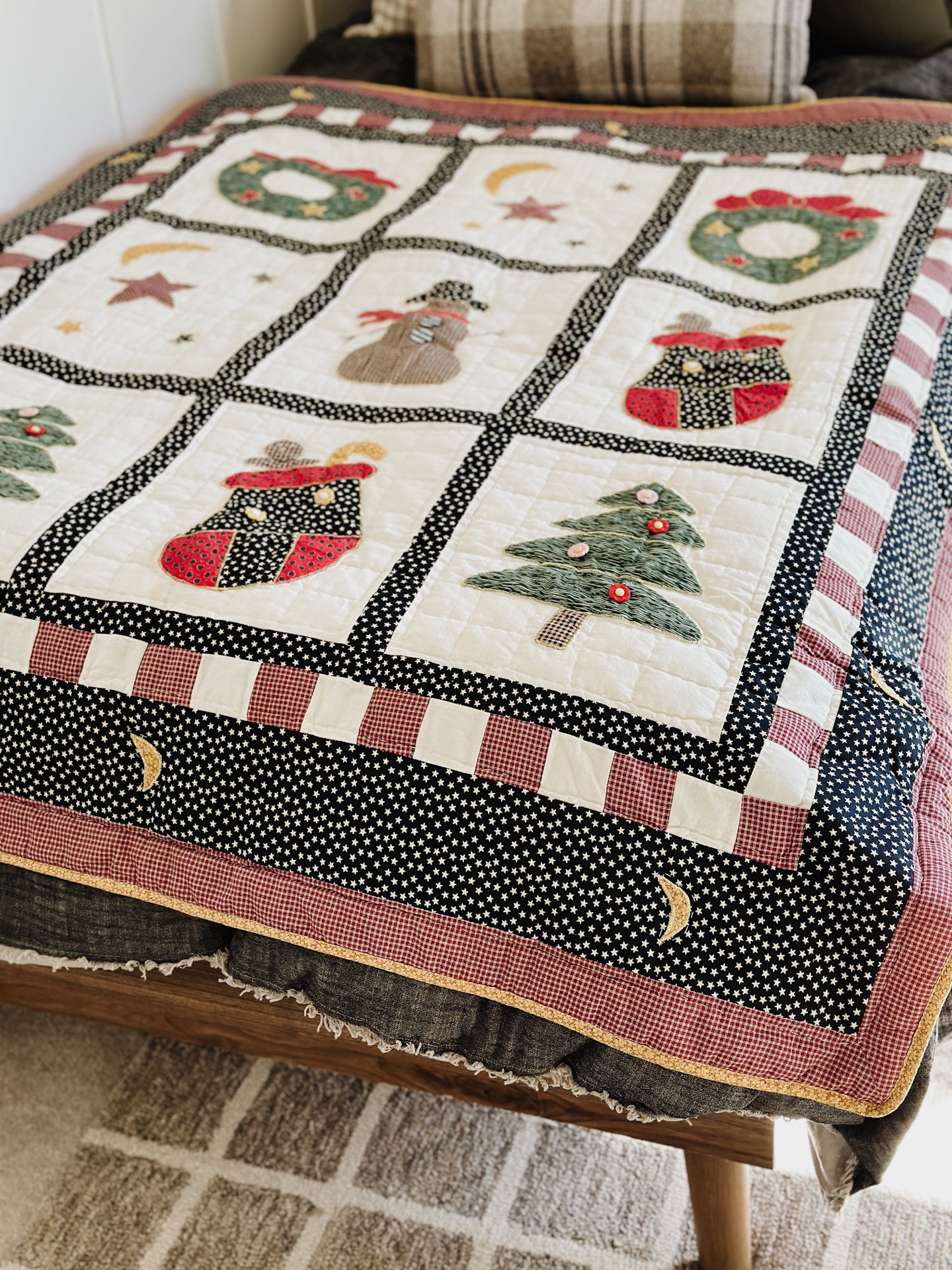 Kids Vintage Christmas Quilt