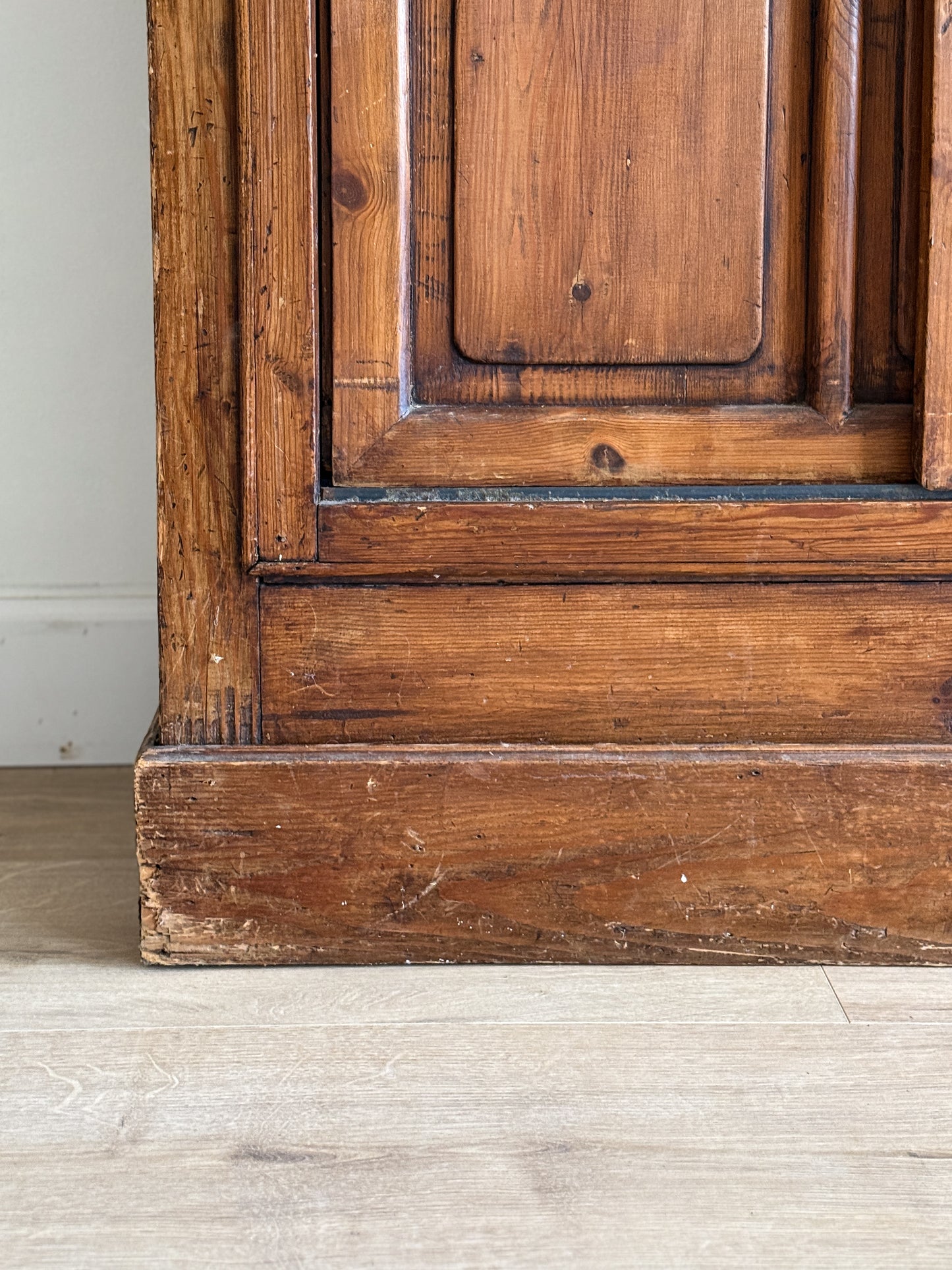 Antique French Pine Bookshelf