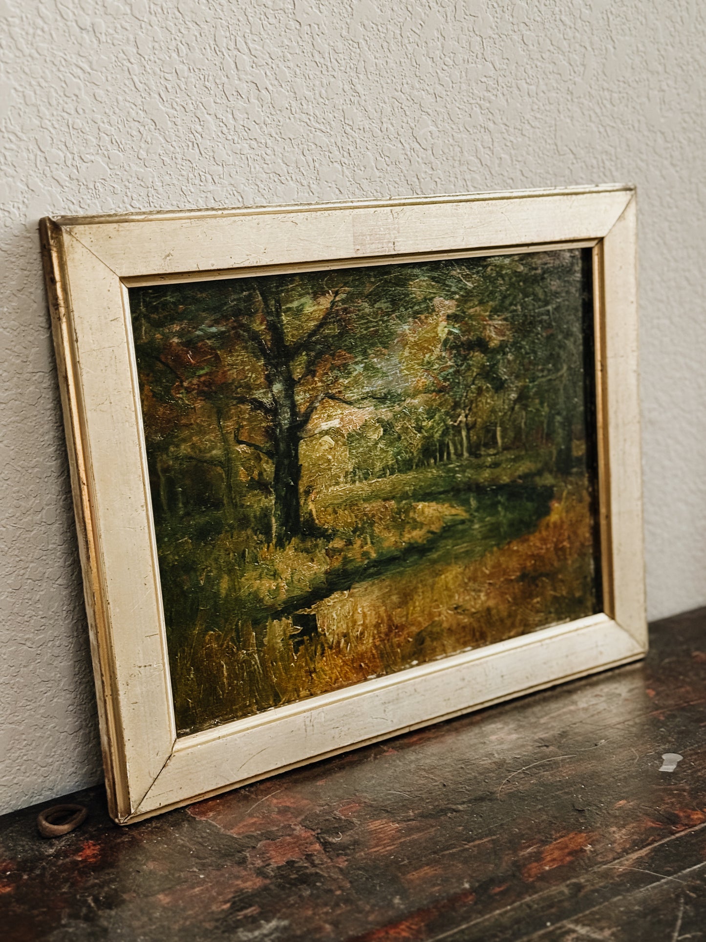 Original Mid Century English Oil Painting by H. Simpson