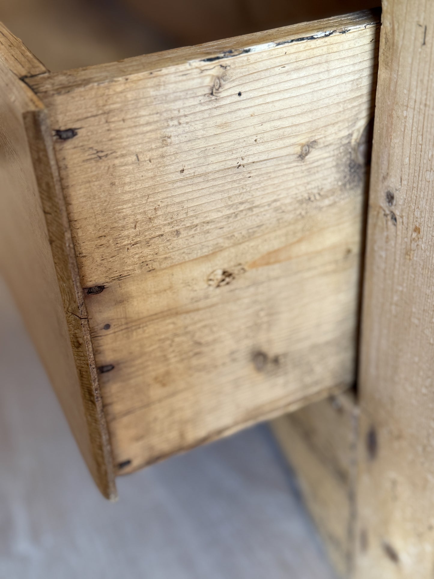 Antique English Pine Cupboard