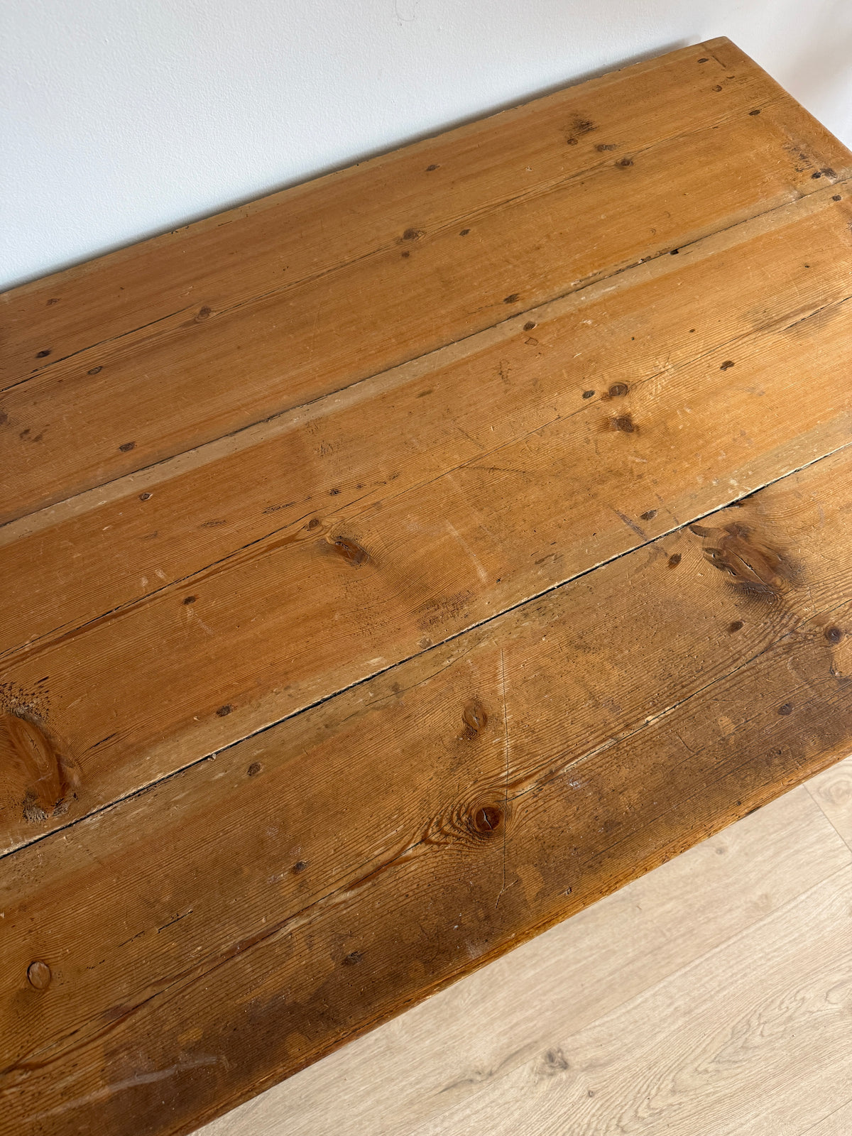 Antique English Pine Desk