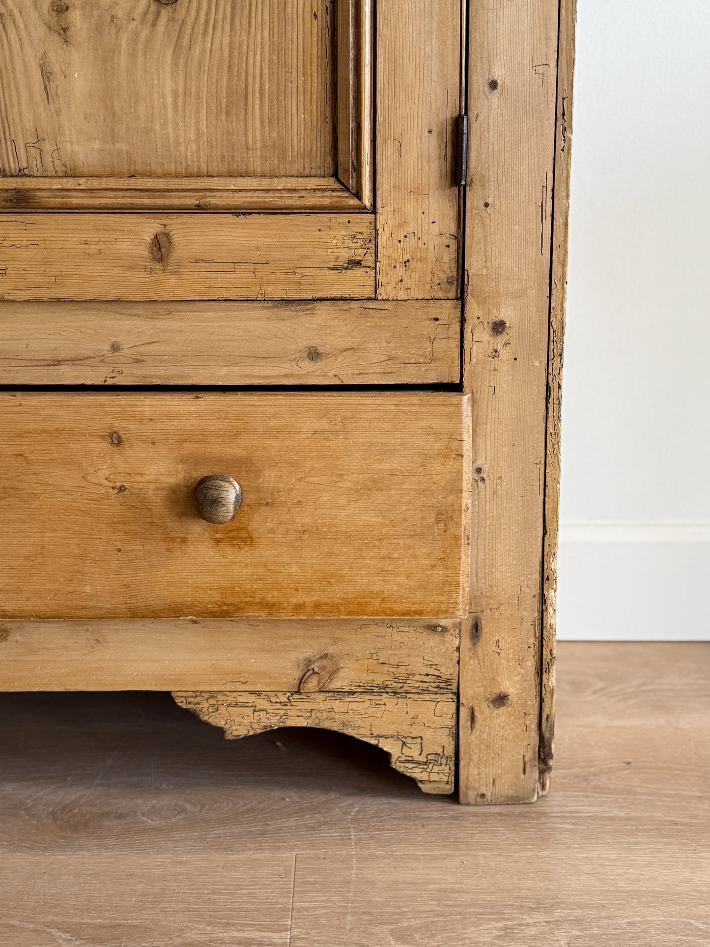 Antique English Pine Cupboard