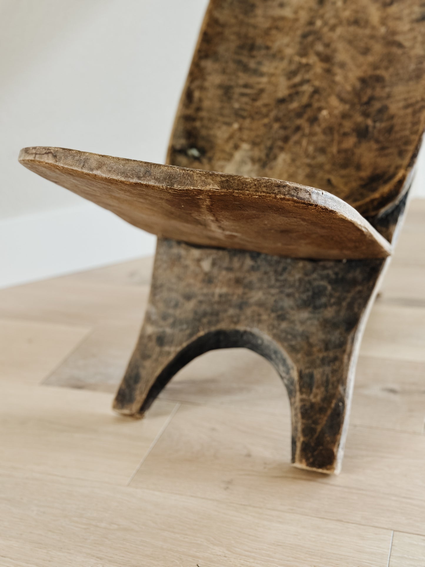 Antique Hand Carved Senufo Stargazer Chair