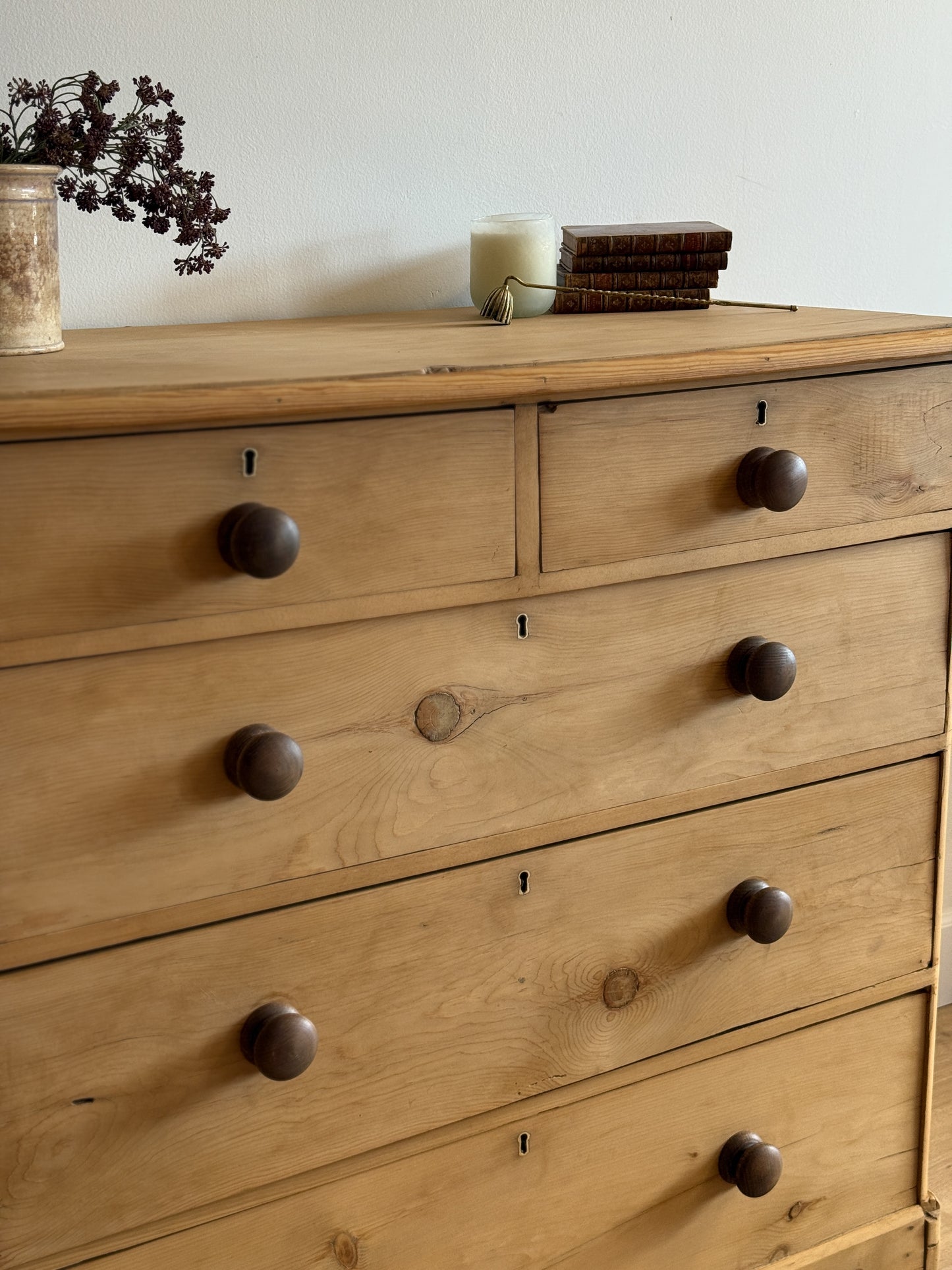 Antique English Pine Dresser/Chest of Drawers