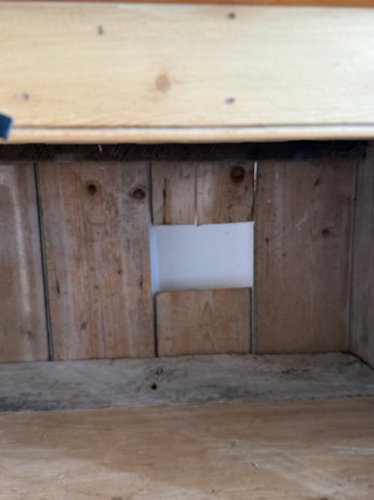 English Pine Stepback Hutch