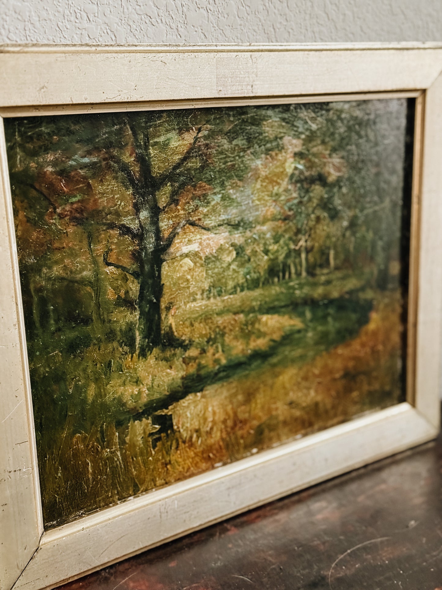 Original Mid Century English Oil Painting by H. Simpson