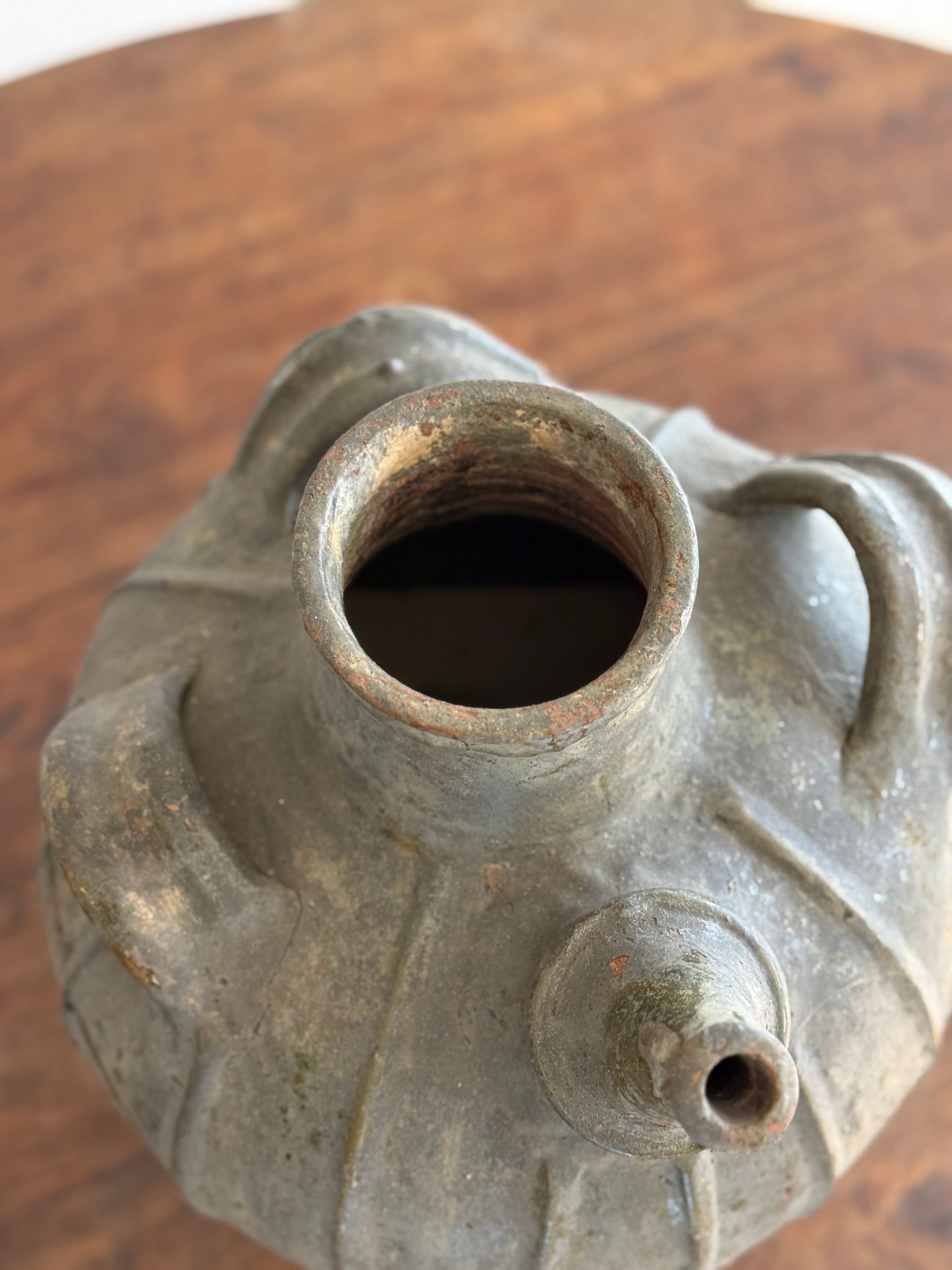 Large 18th Century Antique French Walnut Jug