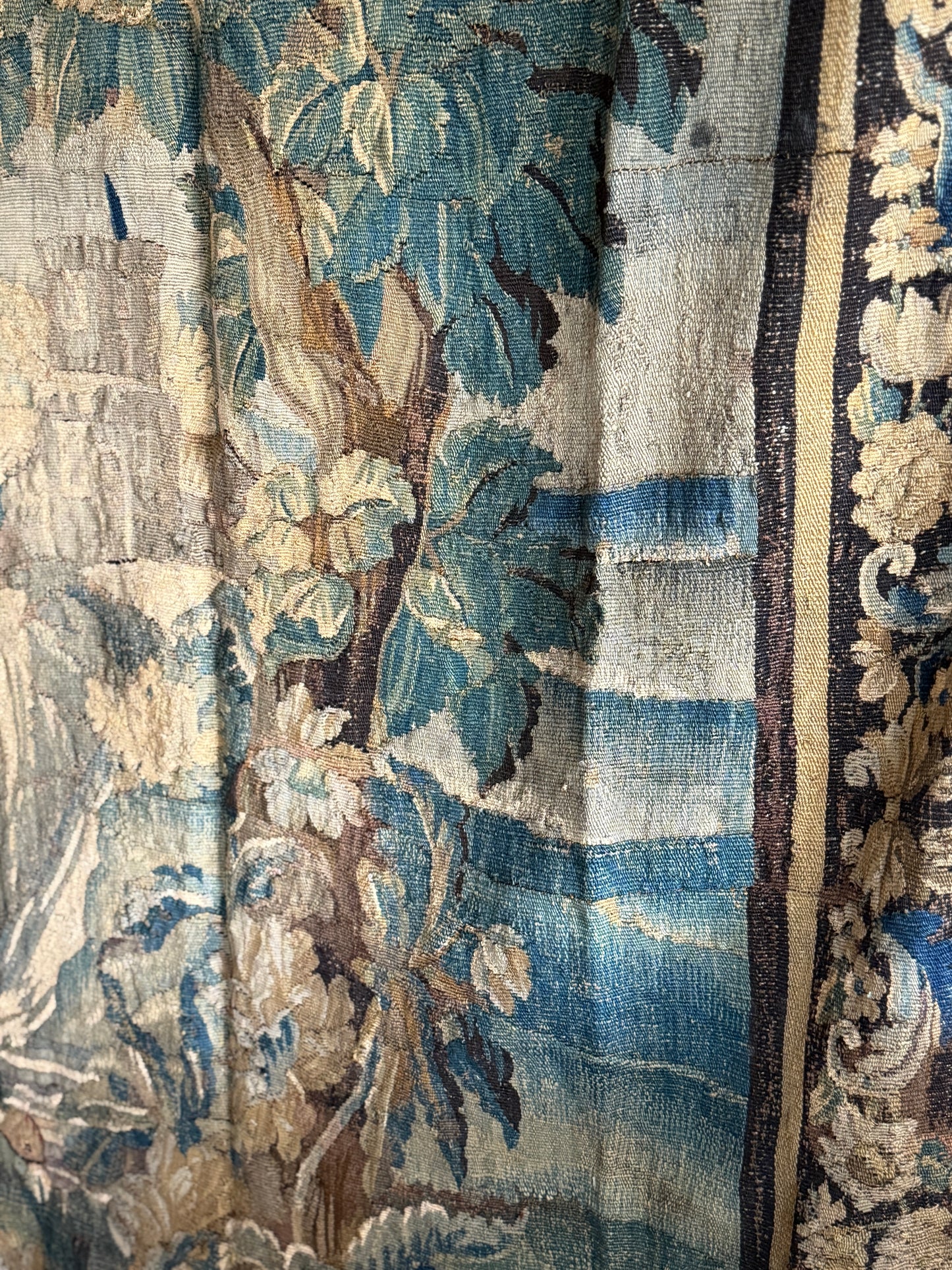 Rare 18th Century French Aubusson Tapestry/Portiere Door Hanging
