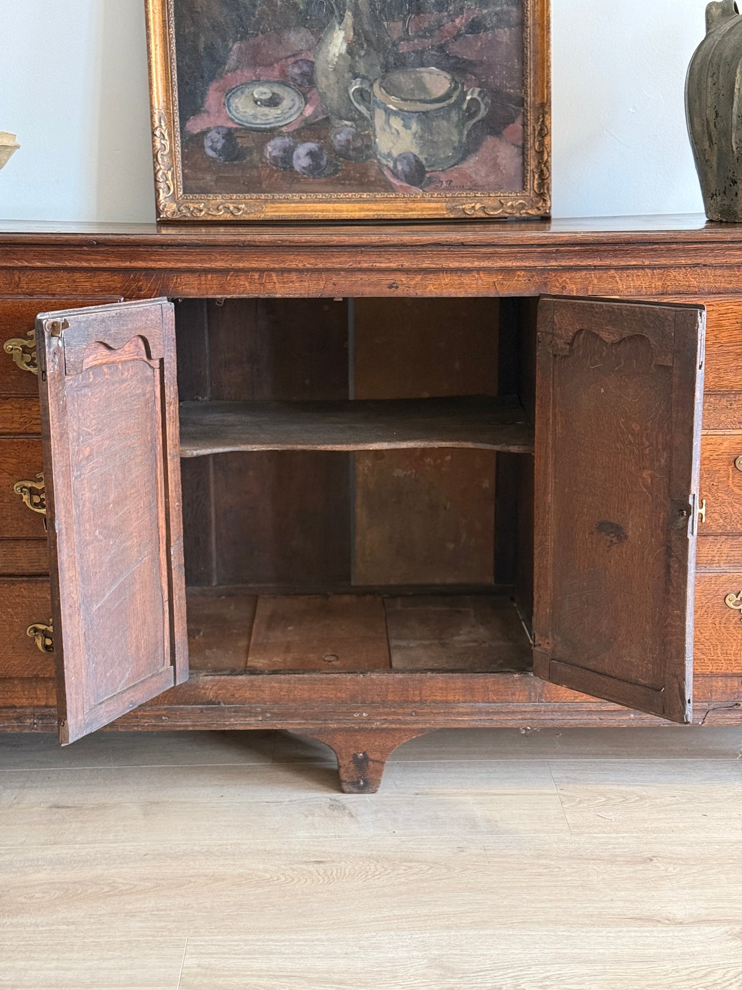 Antique English Oak Sideboard