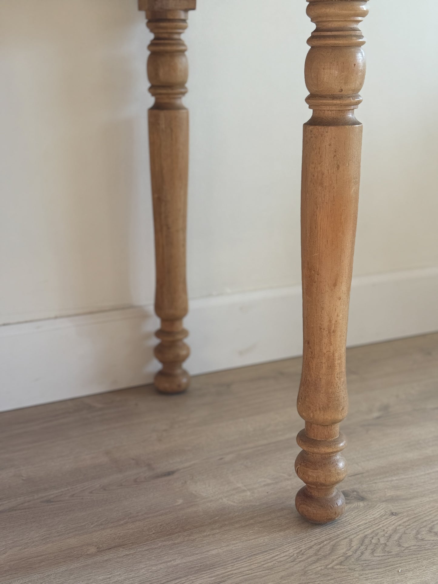 Antique English Pine Accent Table/Desk