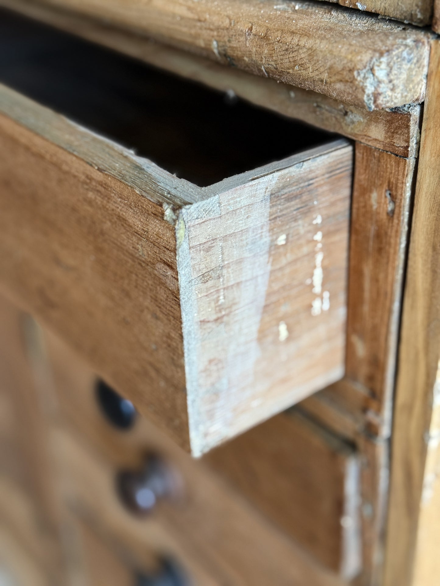 Antique English Pine Housekeeper Cupboard