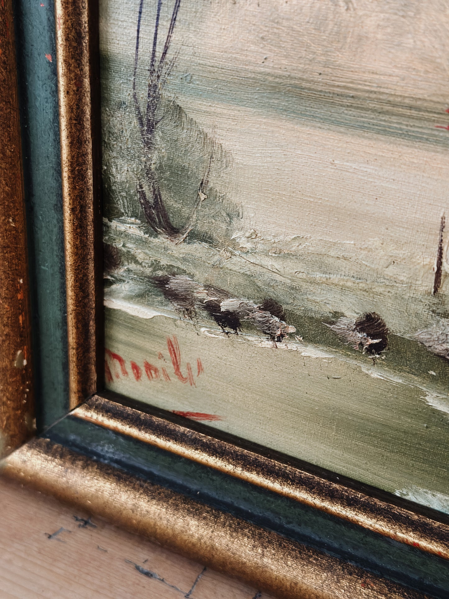 Original Vintage Oil Painting, by Monili