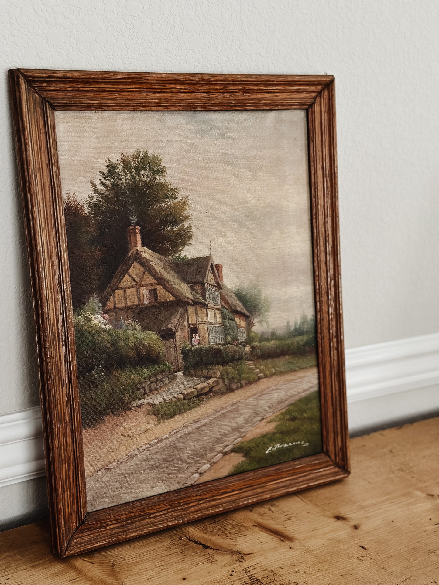 Antique Original Dutch Oil Painting