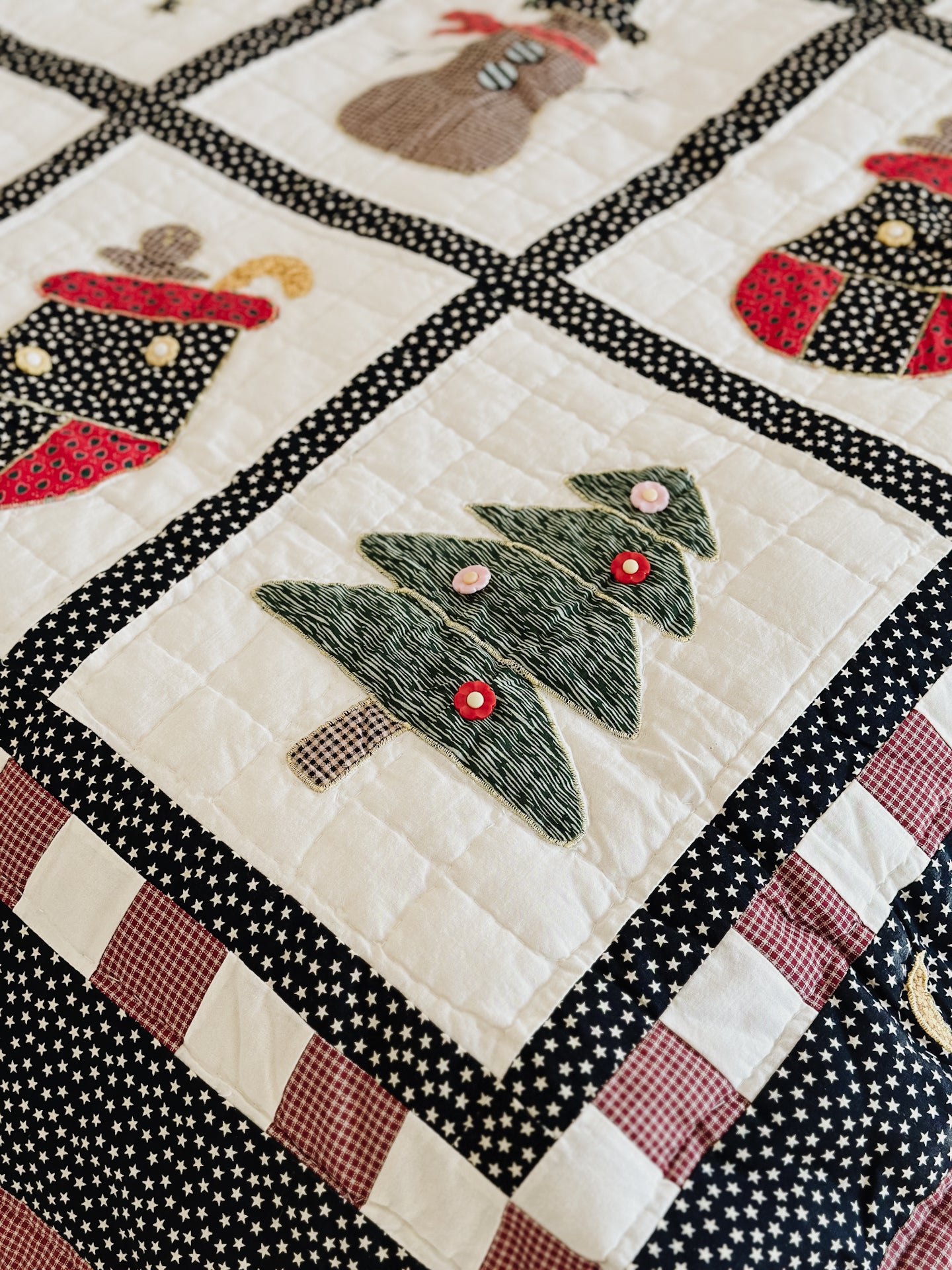 Kids Vintage Christmas Quilt