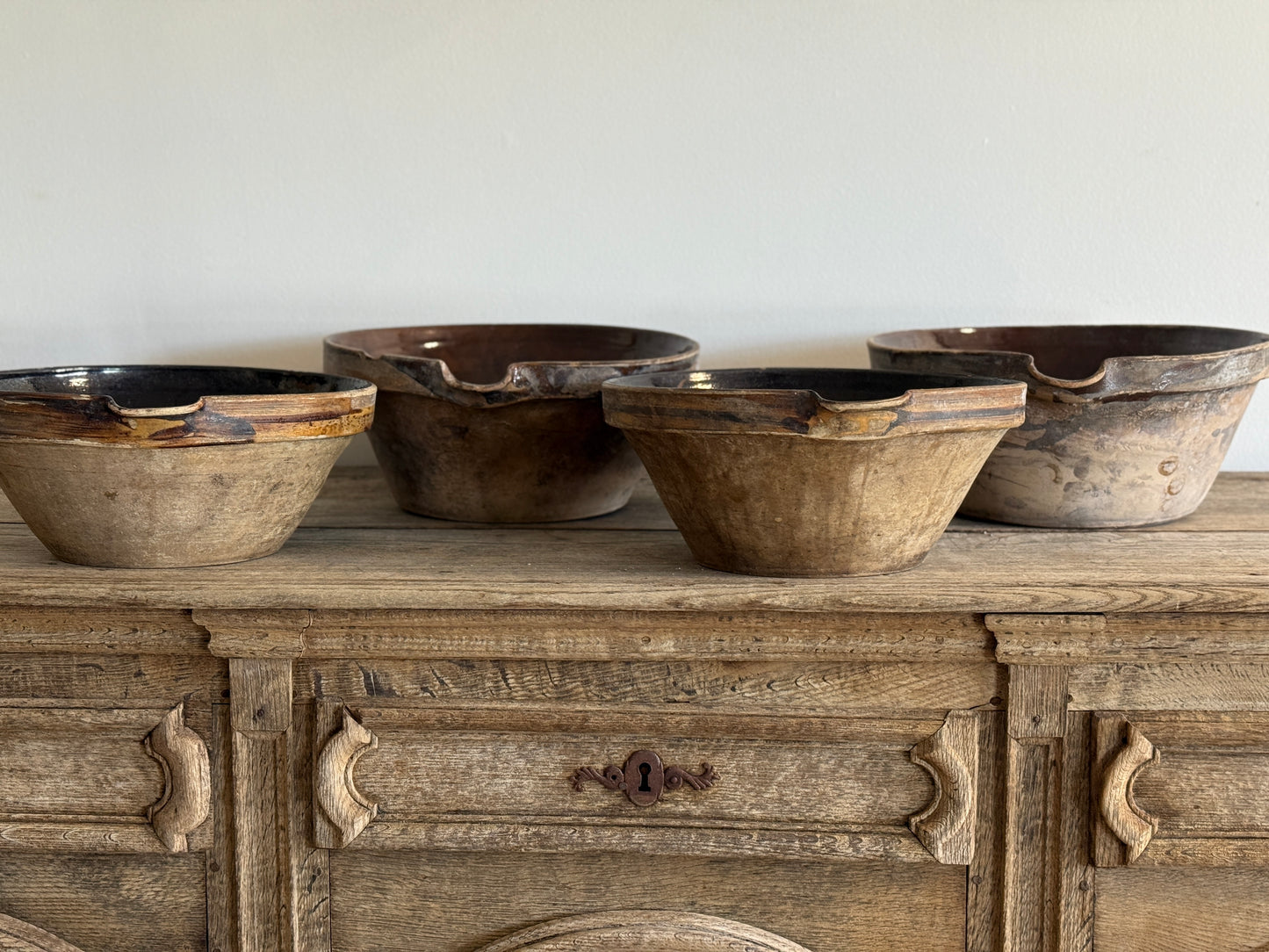 Antique French Dairy/Tian Bowls