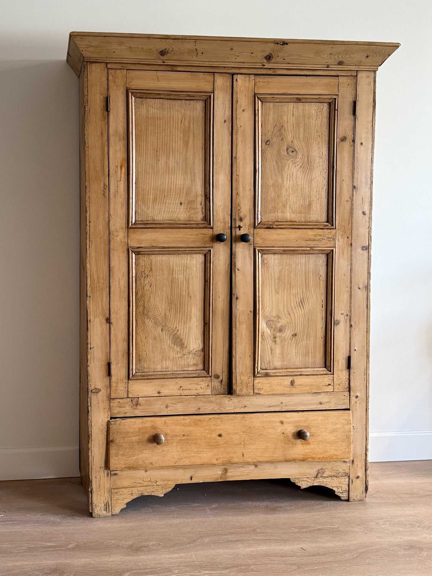 Antique English Pine Cupboard