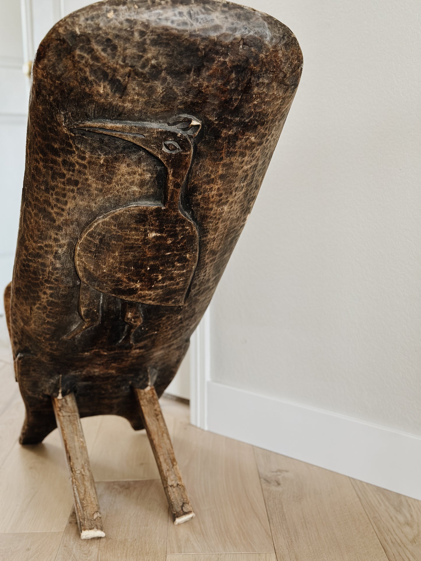 Antique Hand Carved Senufo Stargazer Chair