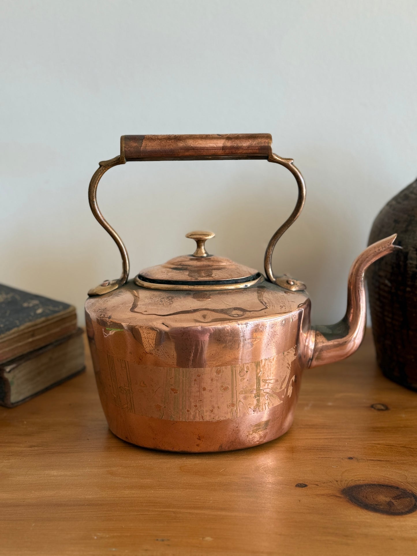 Antique English Copper Kettle
