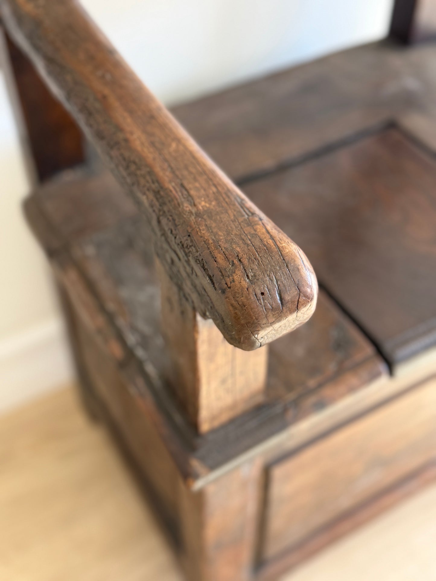 Early 18th Century Salt Box Chair