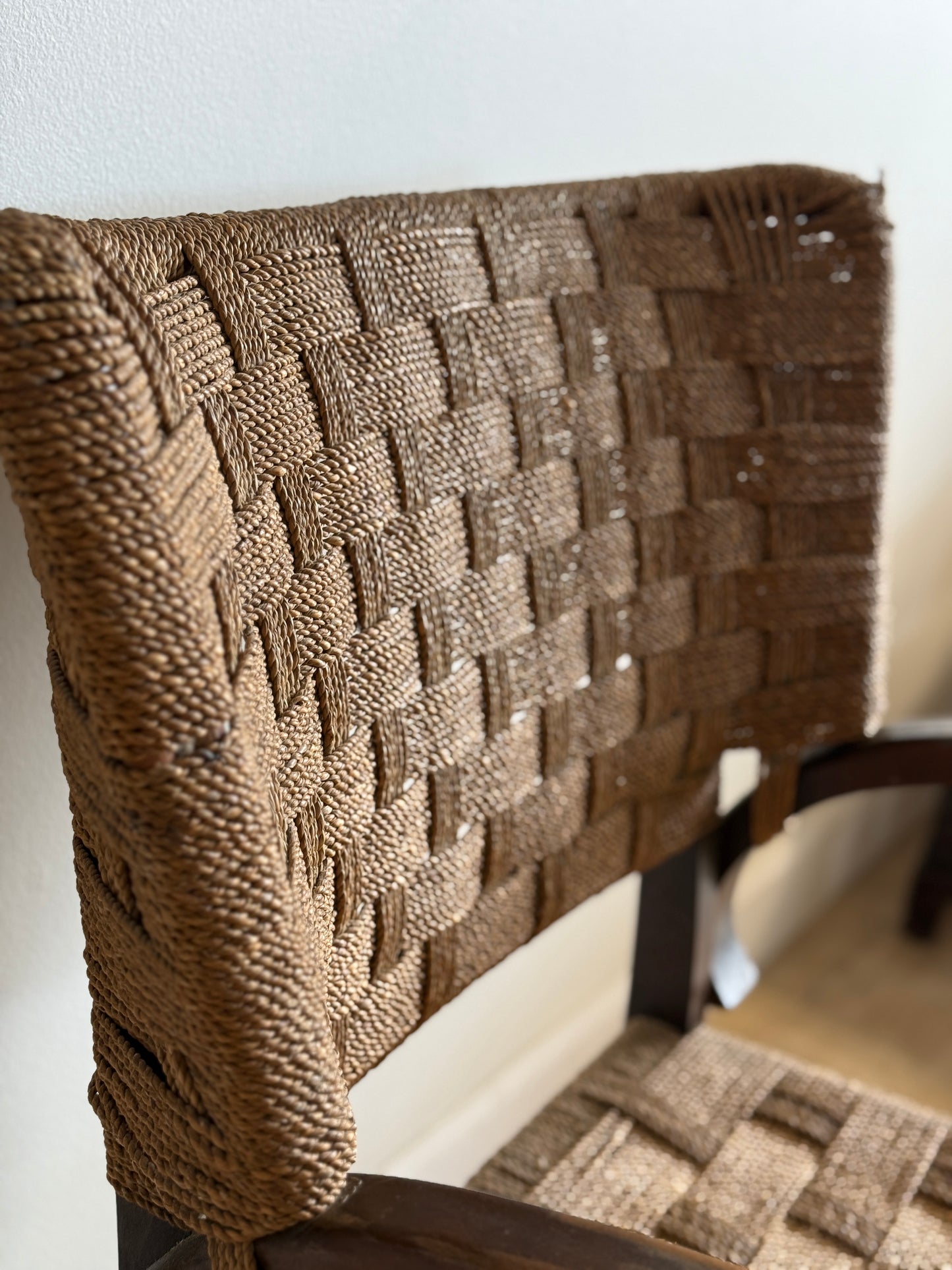 European Art Deco Rush Chair