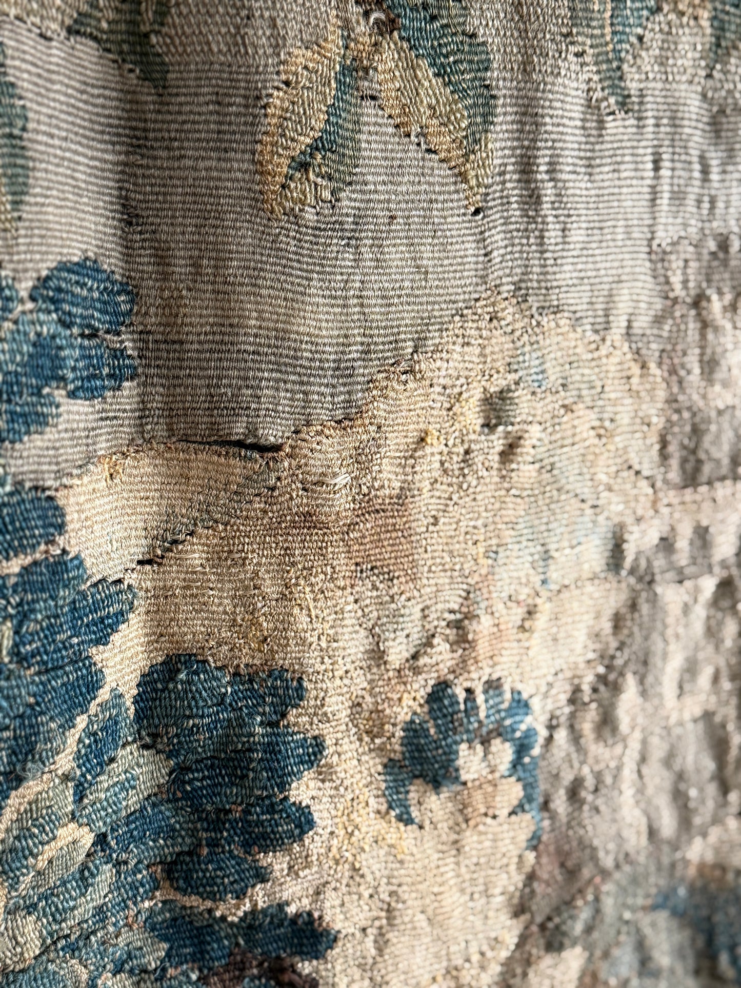Rare 18th Century French Aubusson Tapestry/Portiere Door Hanging