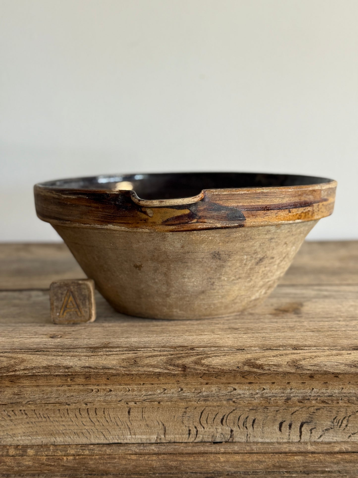Antique French Dairy/Tian Bowls