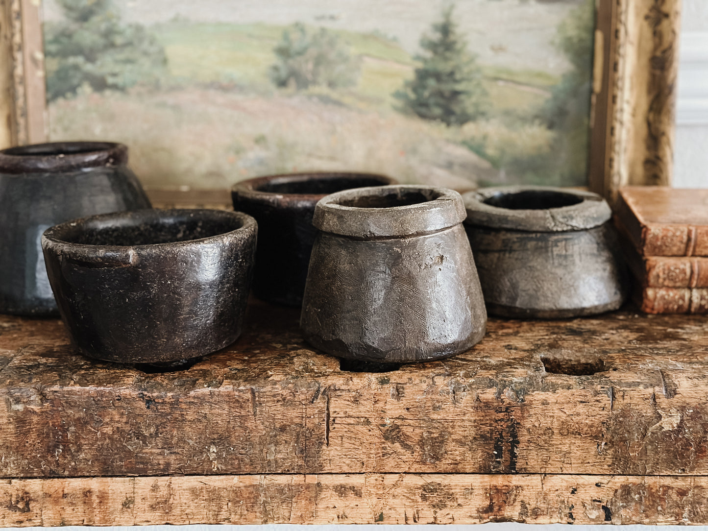 Vintage Stone Pickle Pots